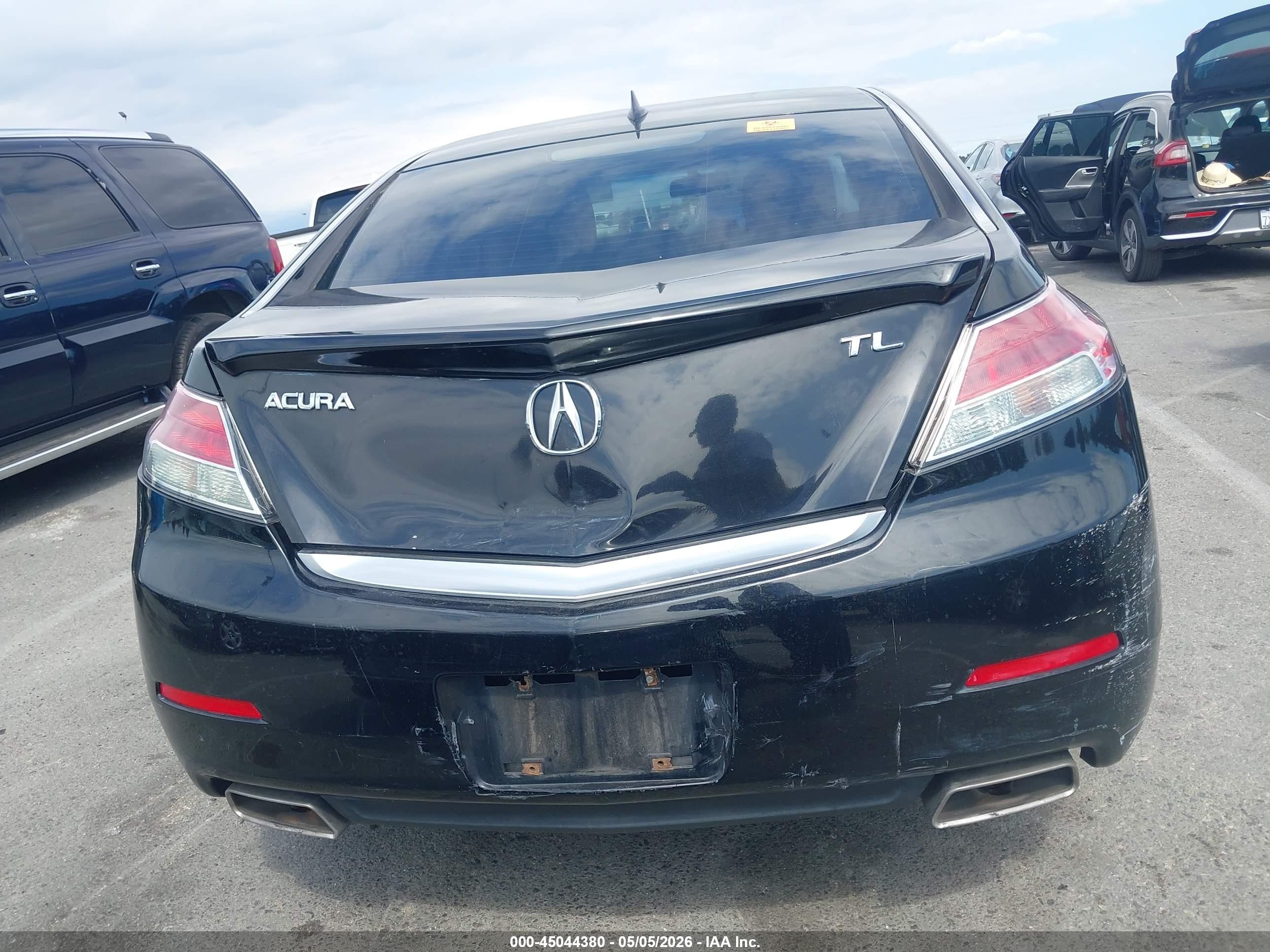 2012 Acura Tl 3.5 Черный vin: 19UUA8F24CA017678