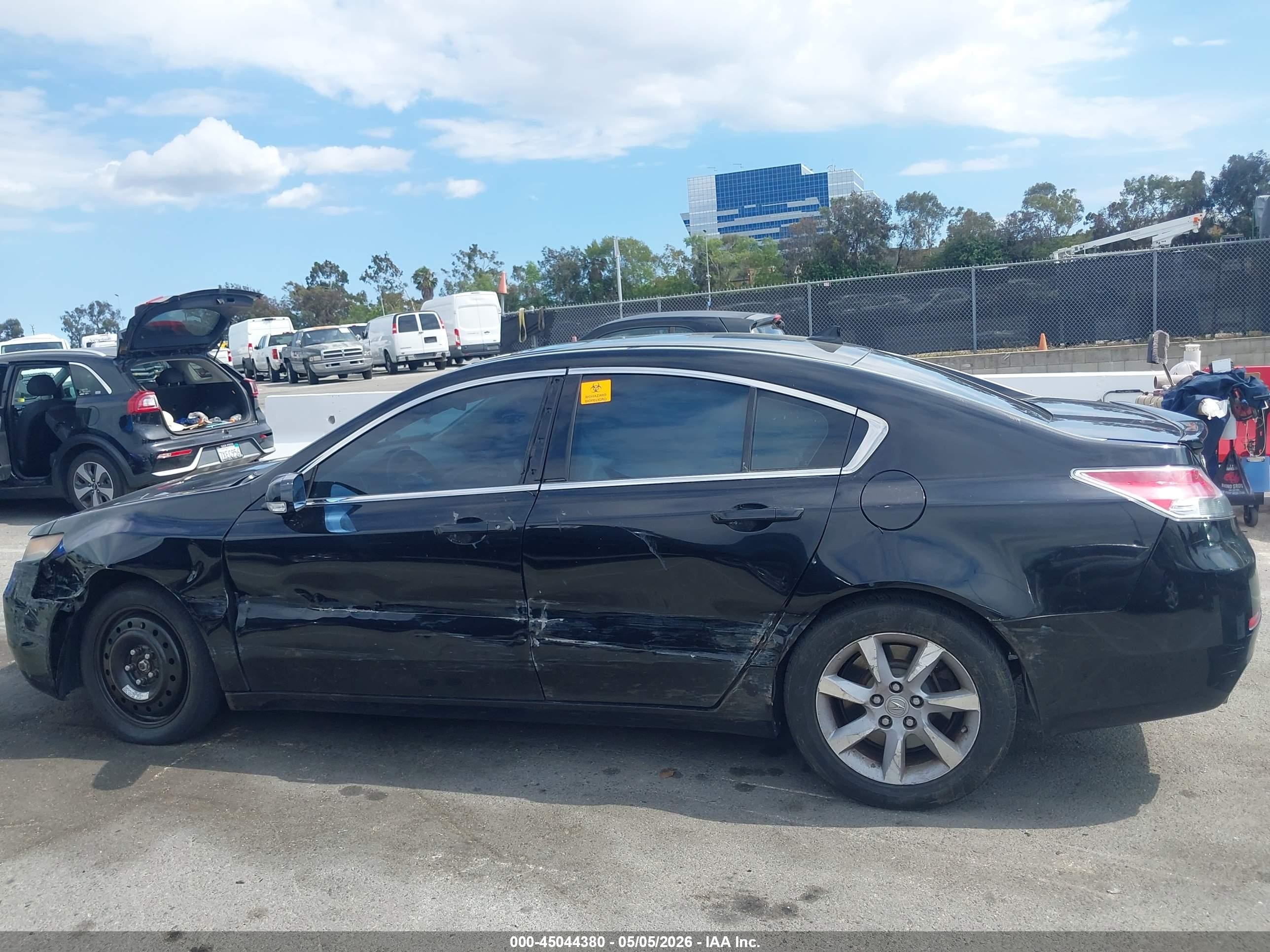 2012 Acura Tl 3.5 Черный vin: 19UUA8F24CA017678