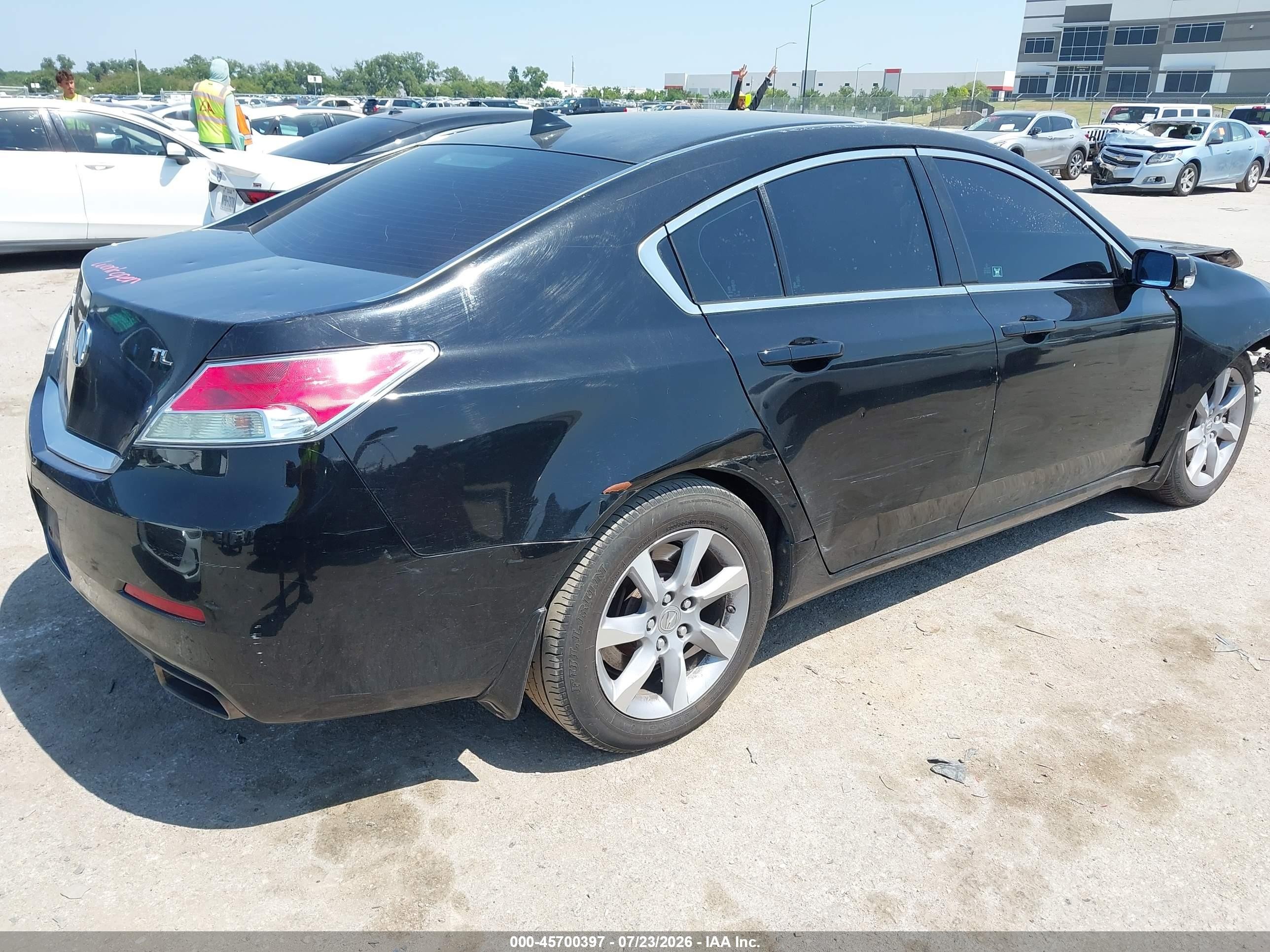 2012 Acura Tl 3.5 Black vin: 19UUA8F24CA024243