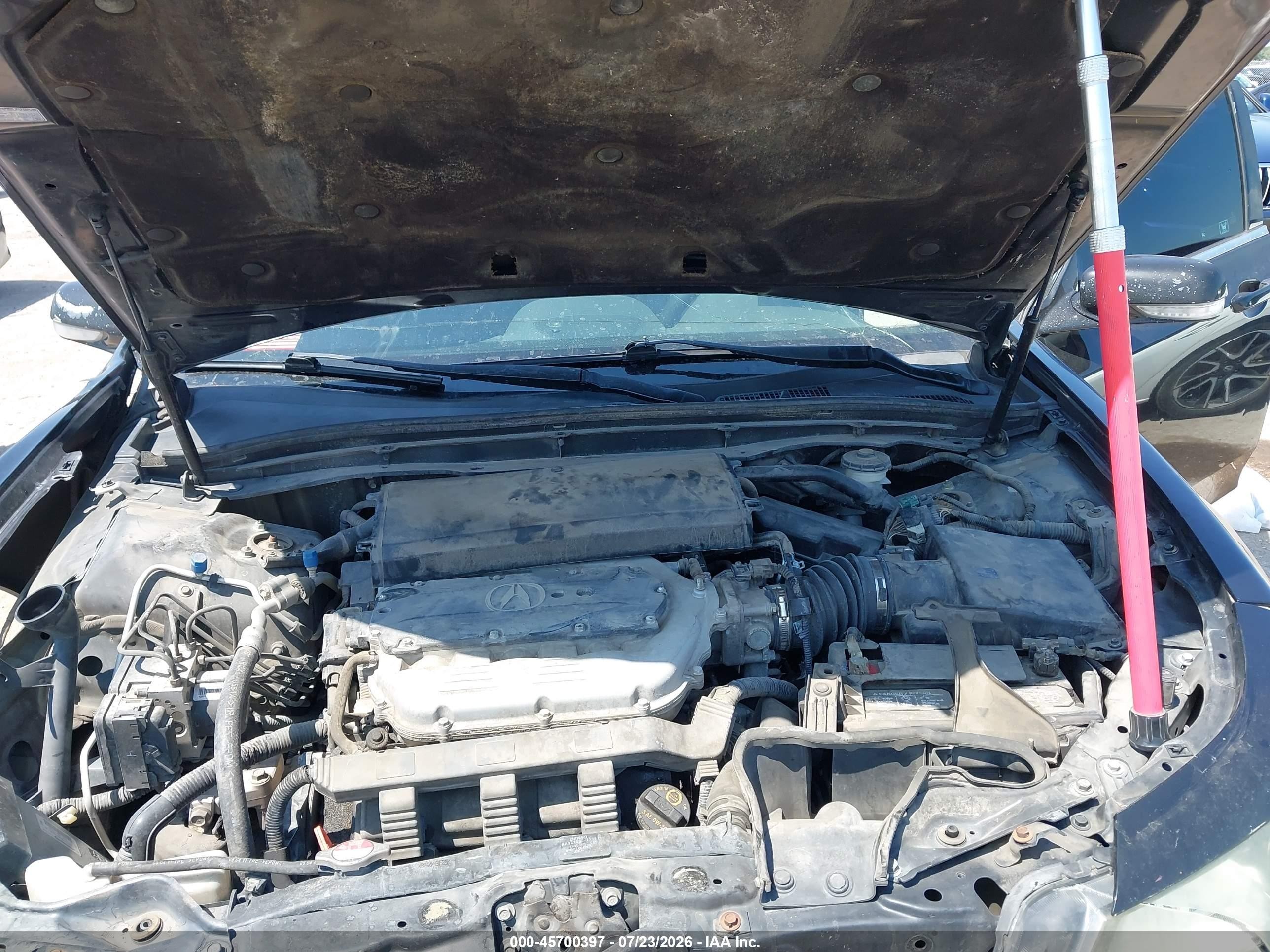2012 Acura Tl 3.5 Black vin: 19UUA8F24CA024243
