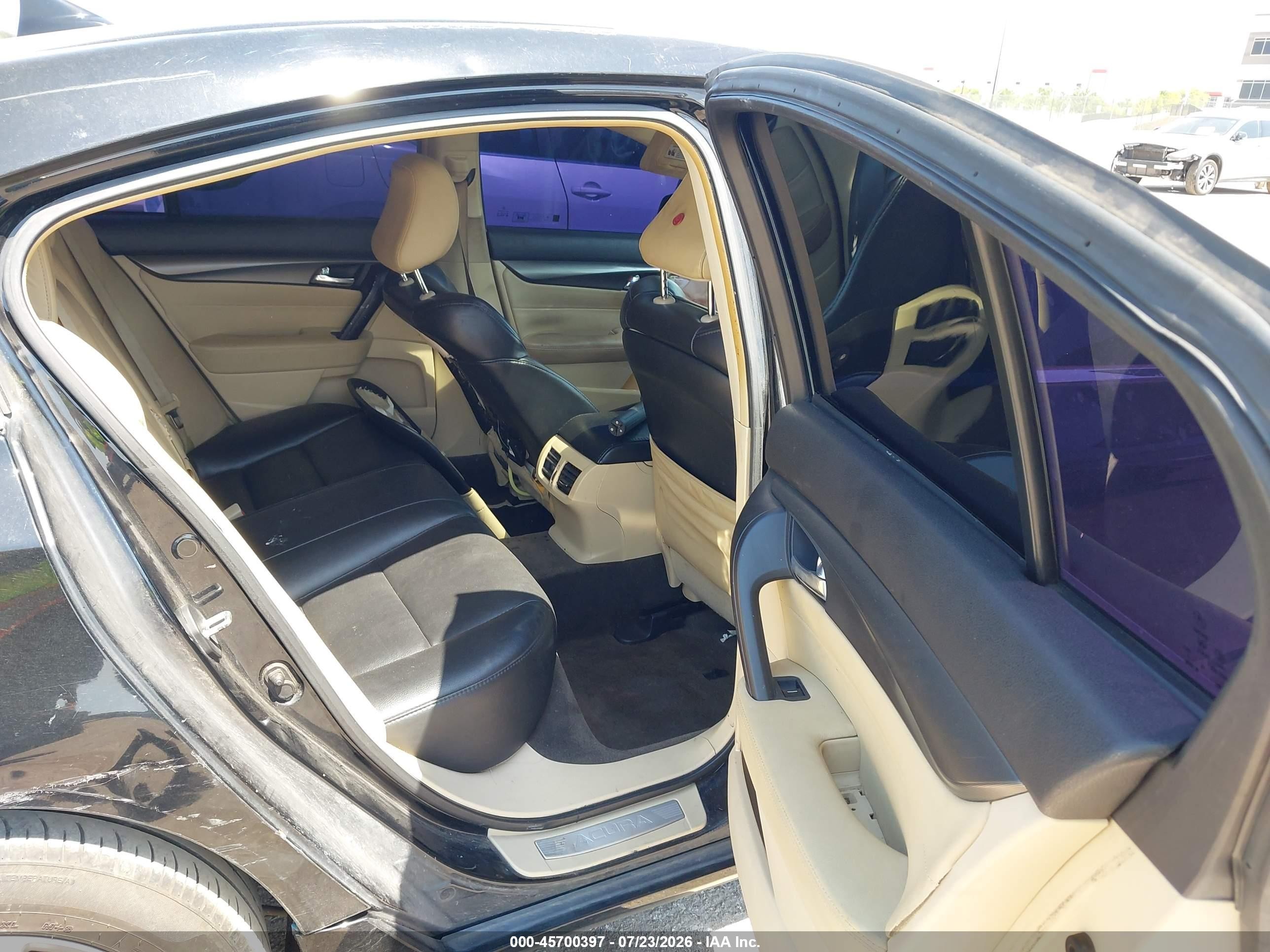 2012 Acura Tl 3.5 Black vin: 19UUA8F24CA024243