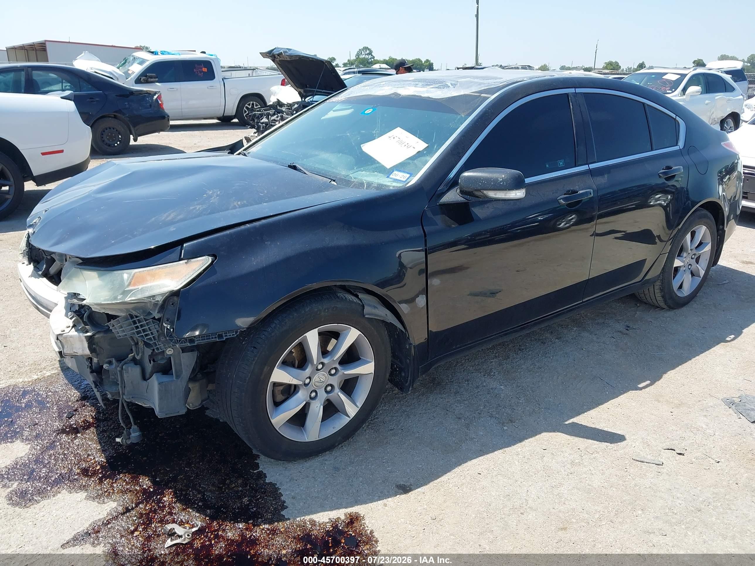 2012 Acura Tl 3.5 Black vin: 19UUA8F24CA024243