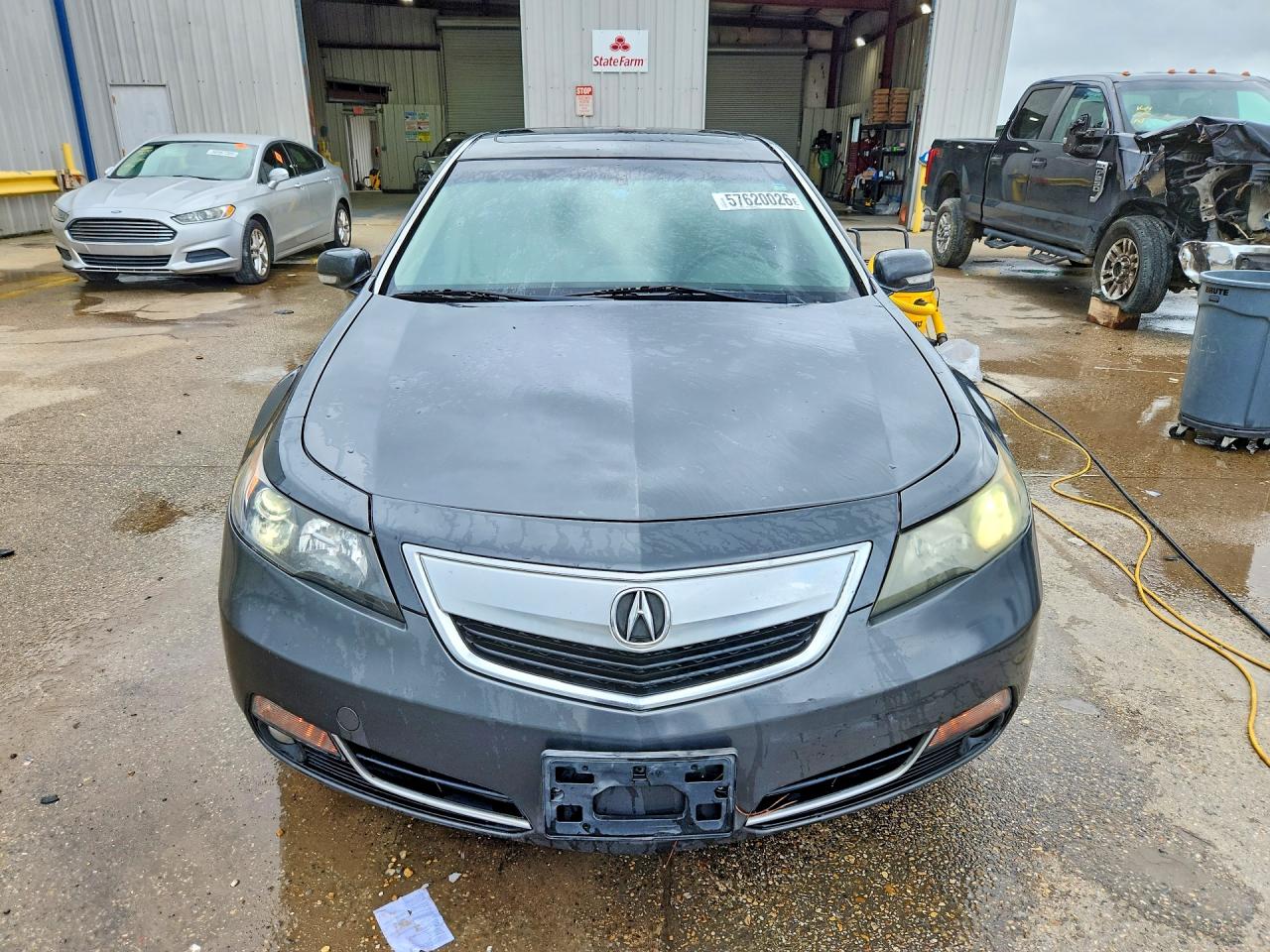 2012 Acura Tl Charcoal vin: 19UUA8F24CA024825