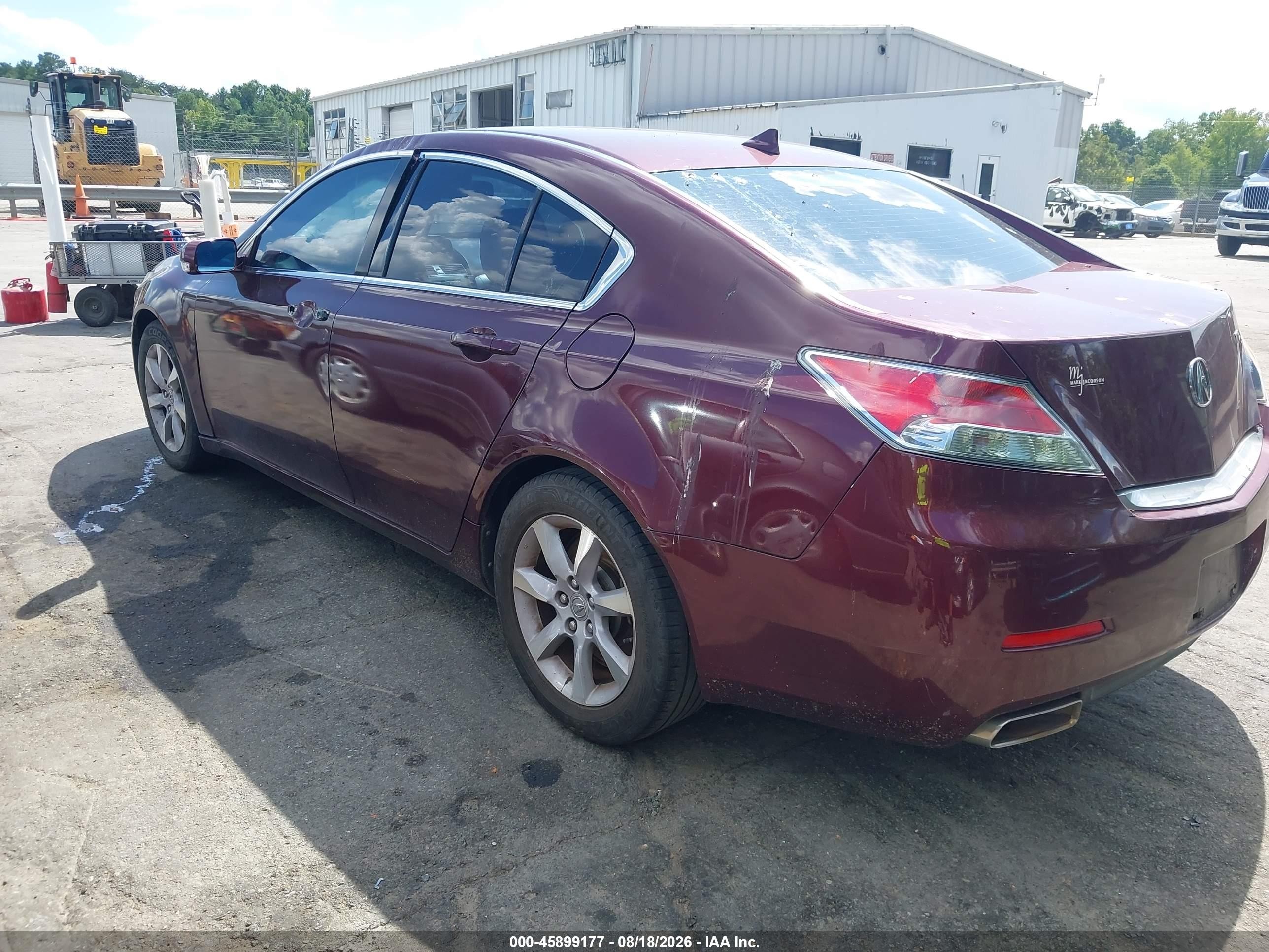 2013 Acura Tl 3.5 Red vin: 19UUA8F24DA004186