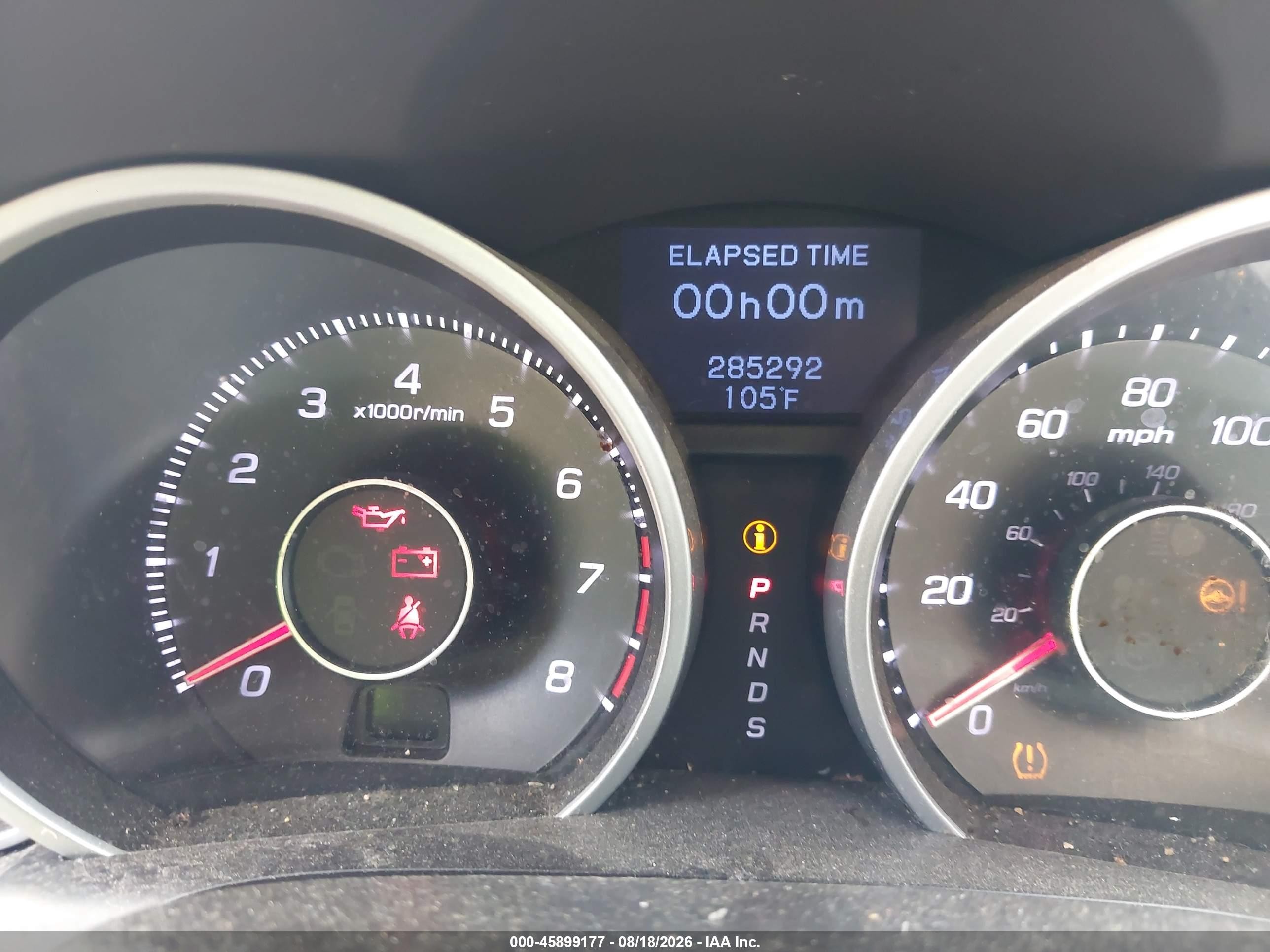 2013 Acura Tl 3.5 Red vin: 19UUA8F24DA004186