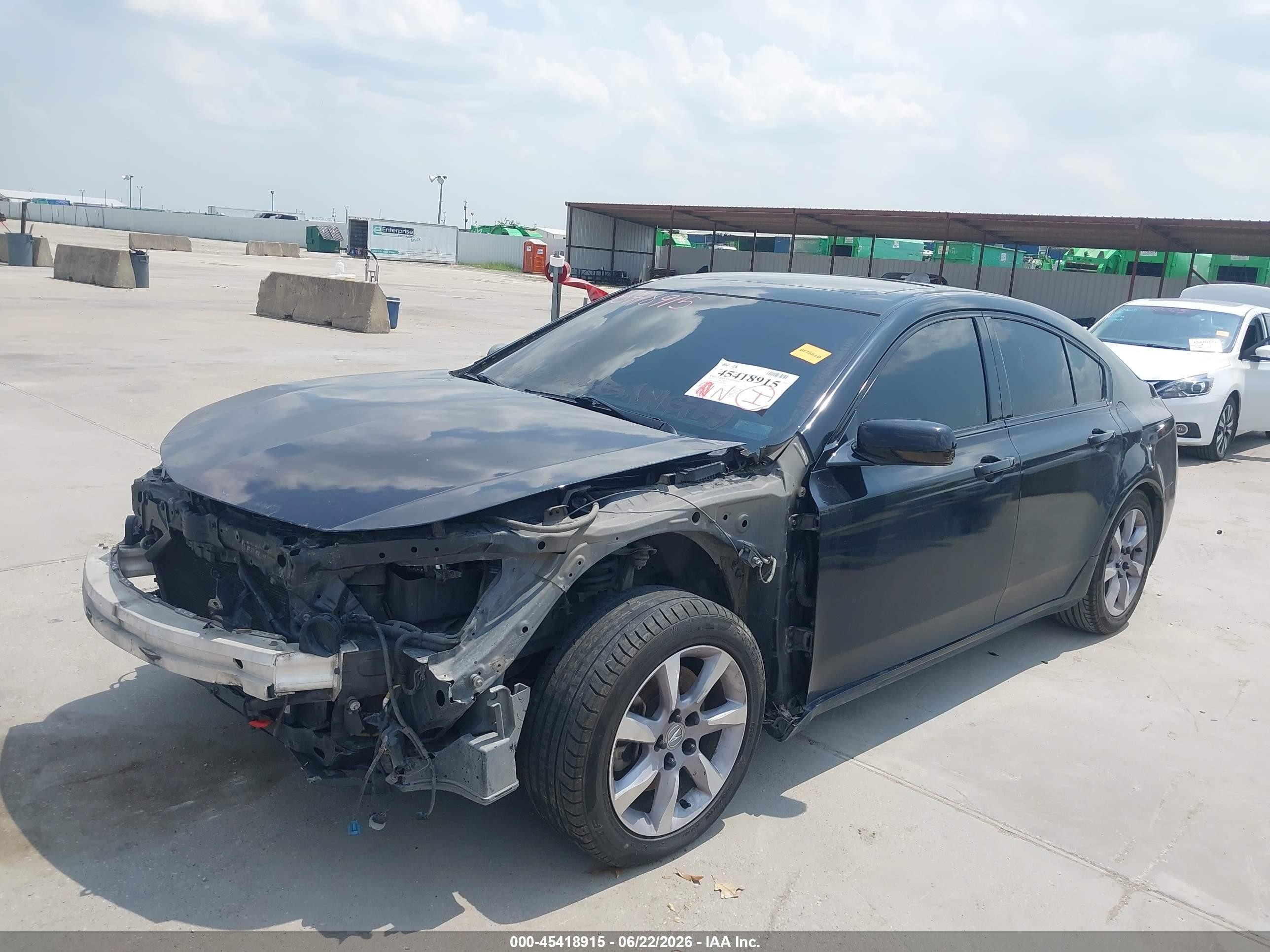 2013 Acura Tl 3.5 Black vin: 19UUA8F24DA007668