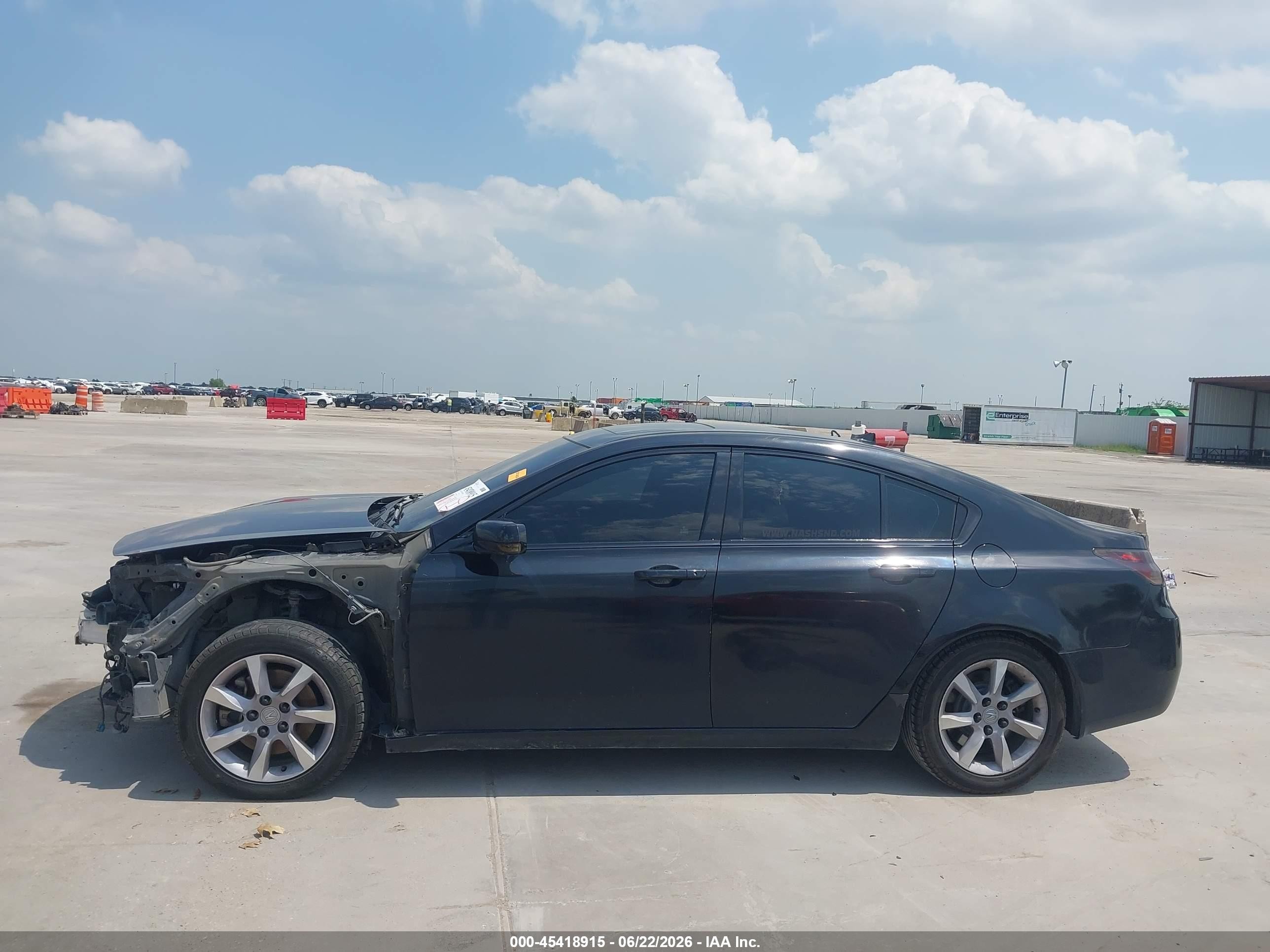 2013 Acura Tl 3.5 Black vin: 19UUA8F24DA007668