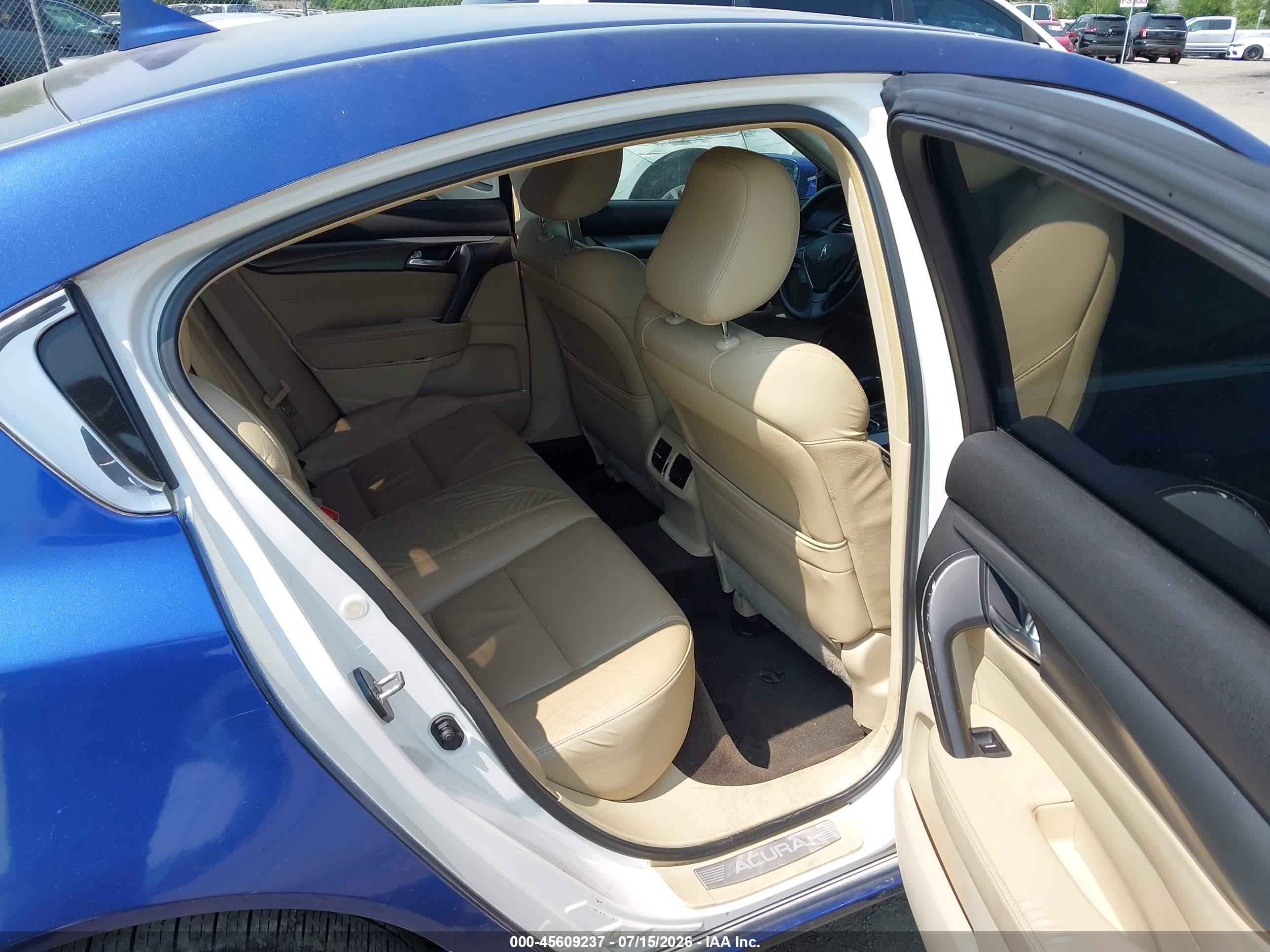 2013 Acura Tl 3.5 Blue vin: 19UUA8F24DA010103