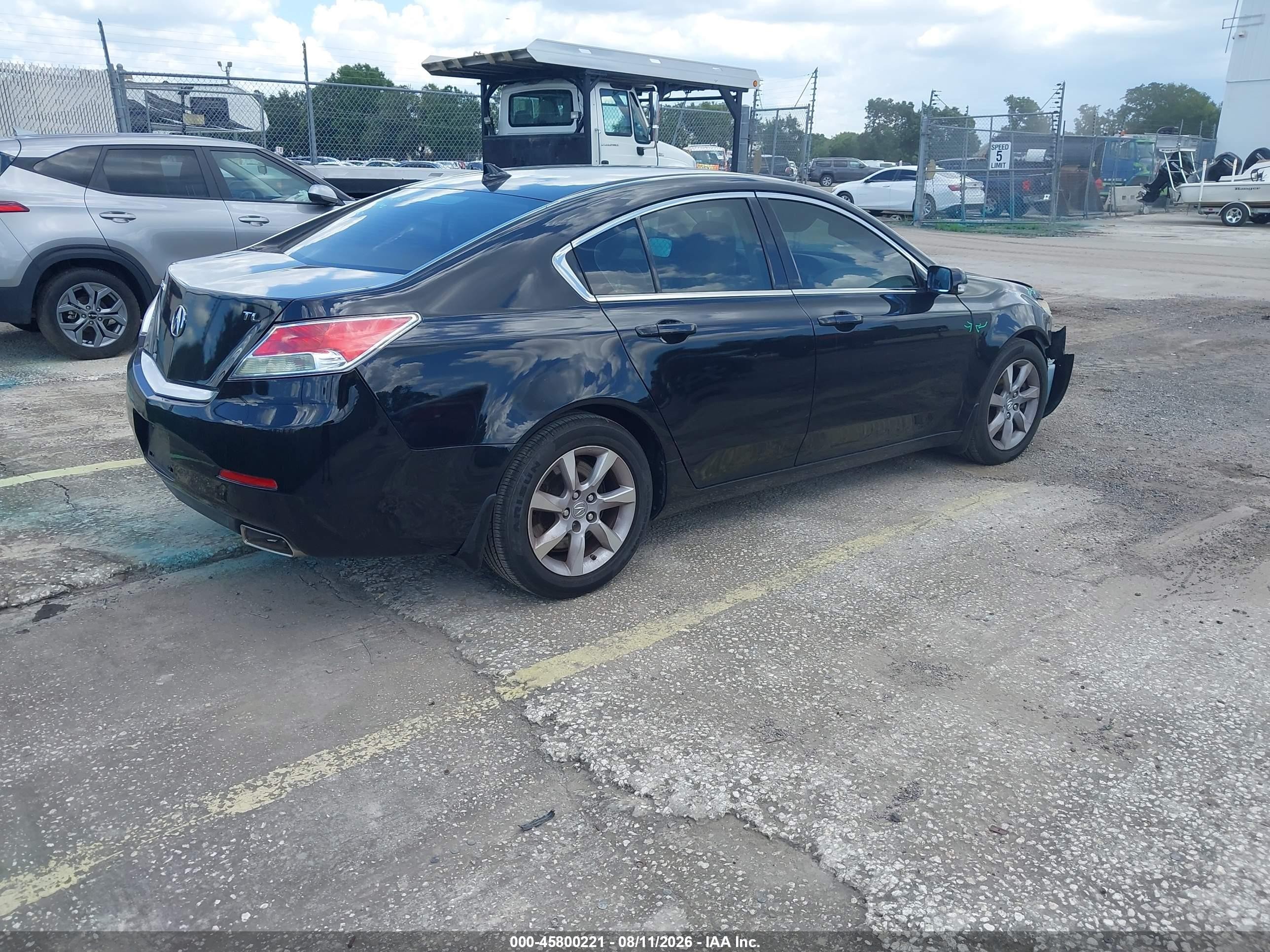 2012 Acura Tl 3.5 Черный vin: 19UUA8F25CA006463