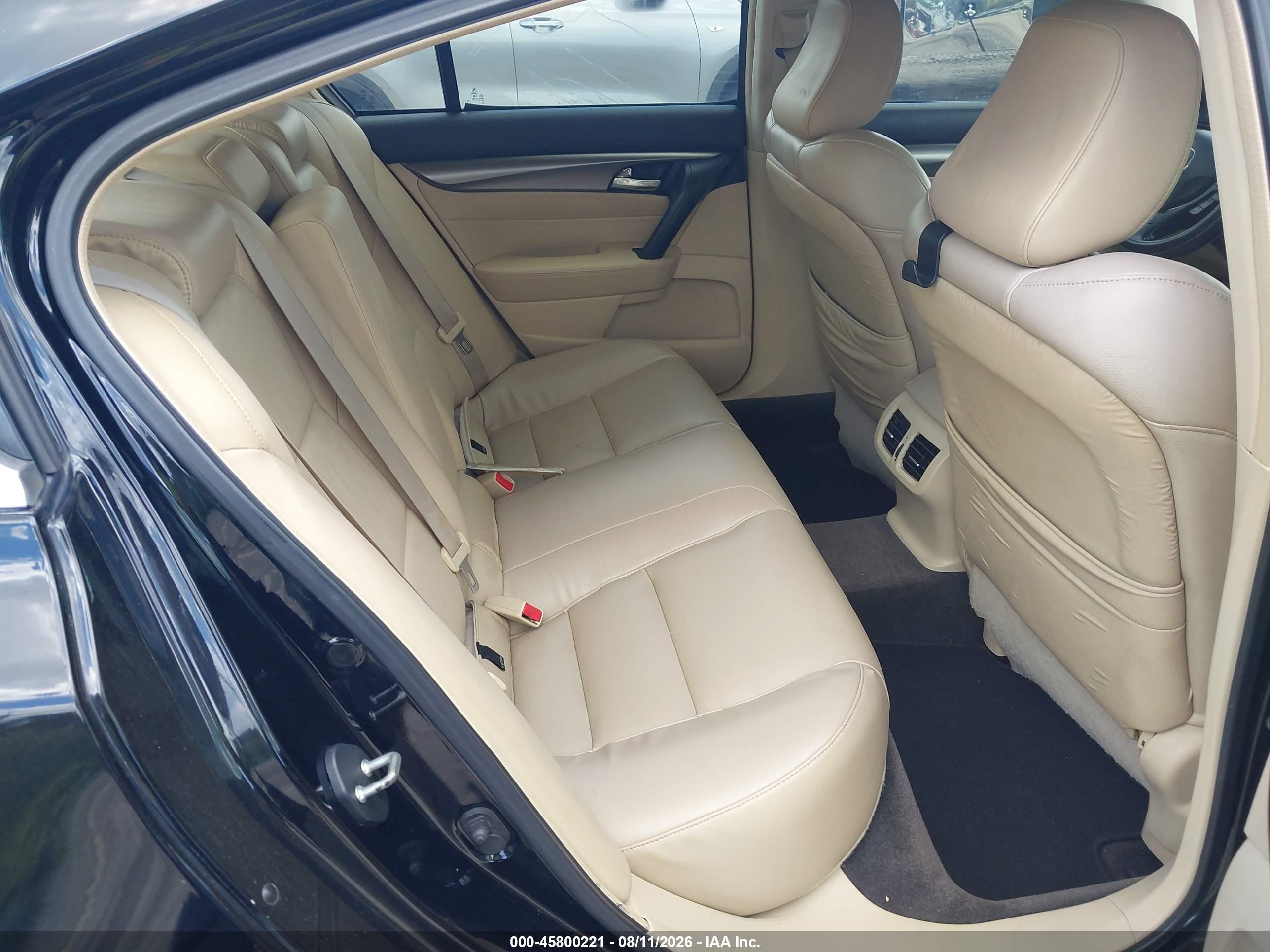 2012 Acura Tl 3.5 Черный vin: 19UUA8F25CA006463