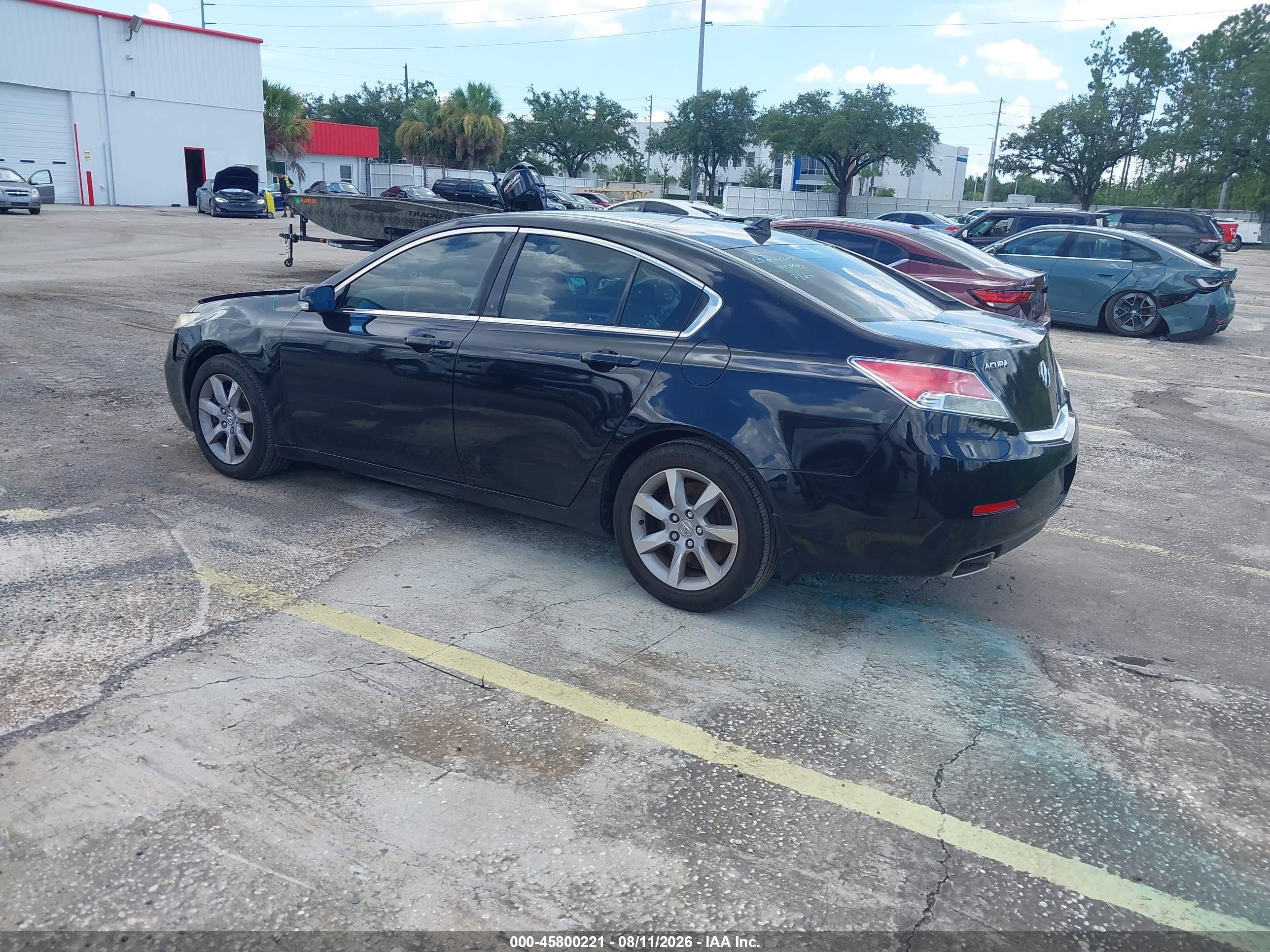 2012 Acura Tl 3.5 Черный vin: 19UUA8F25CA006463