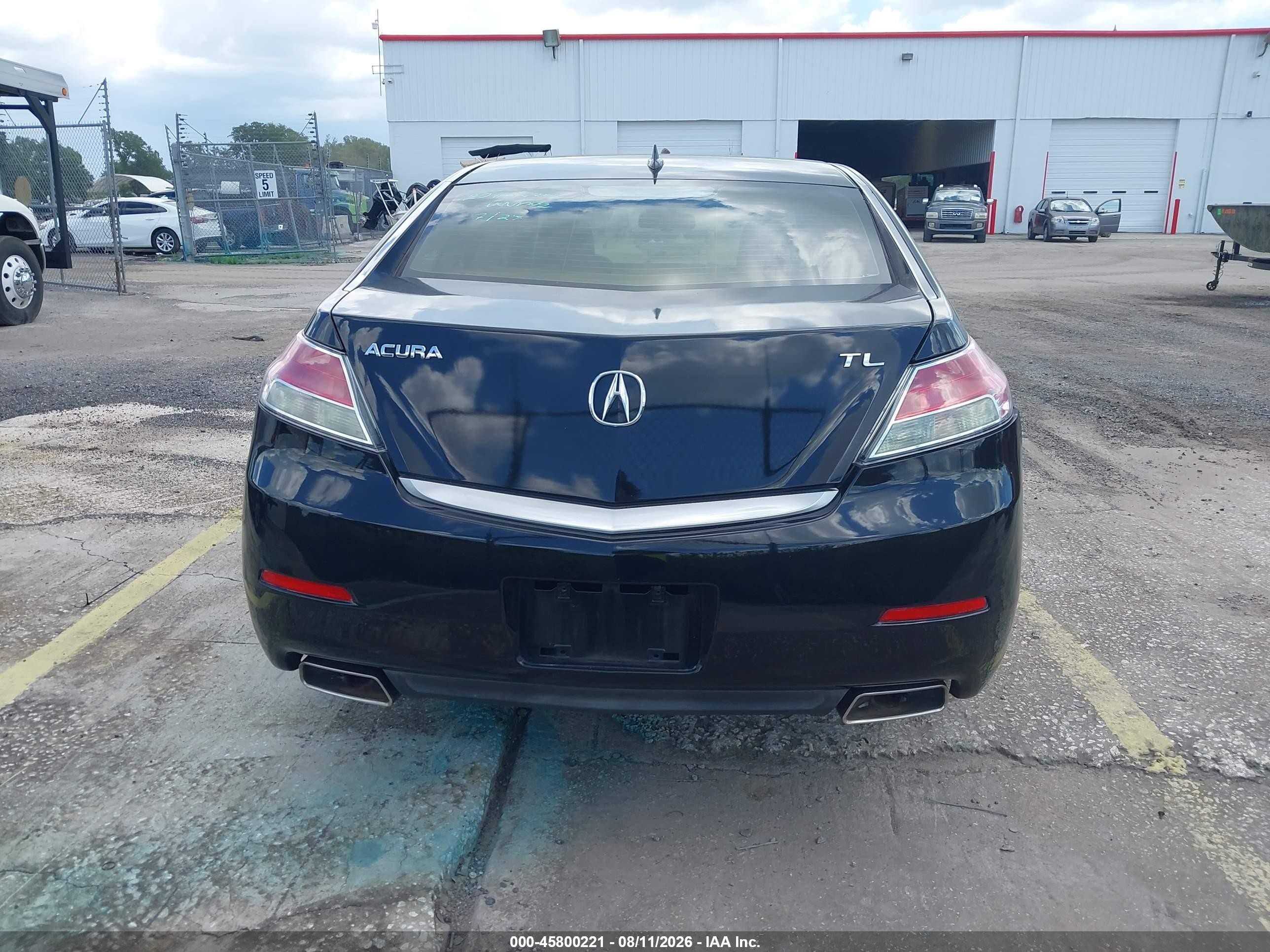 2012 Acura Tl 3.5 Черный vin: 19UUA8F25CA006463