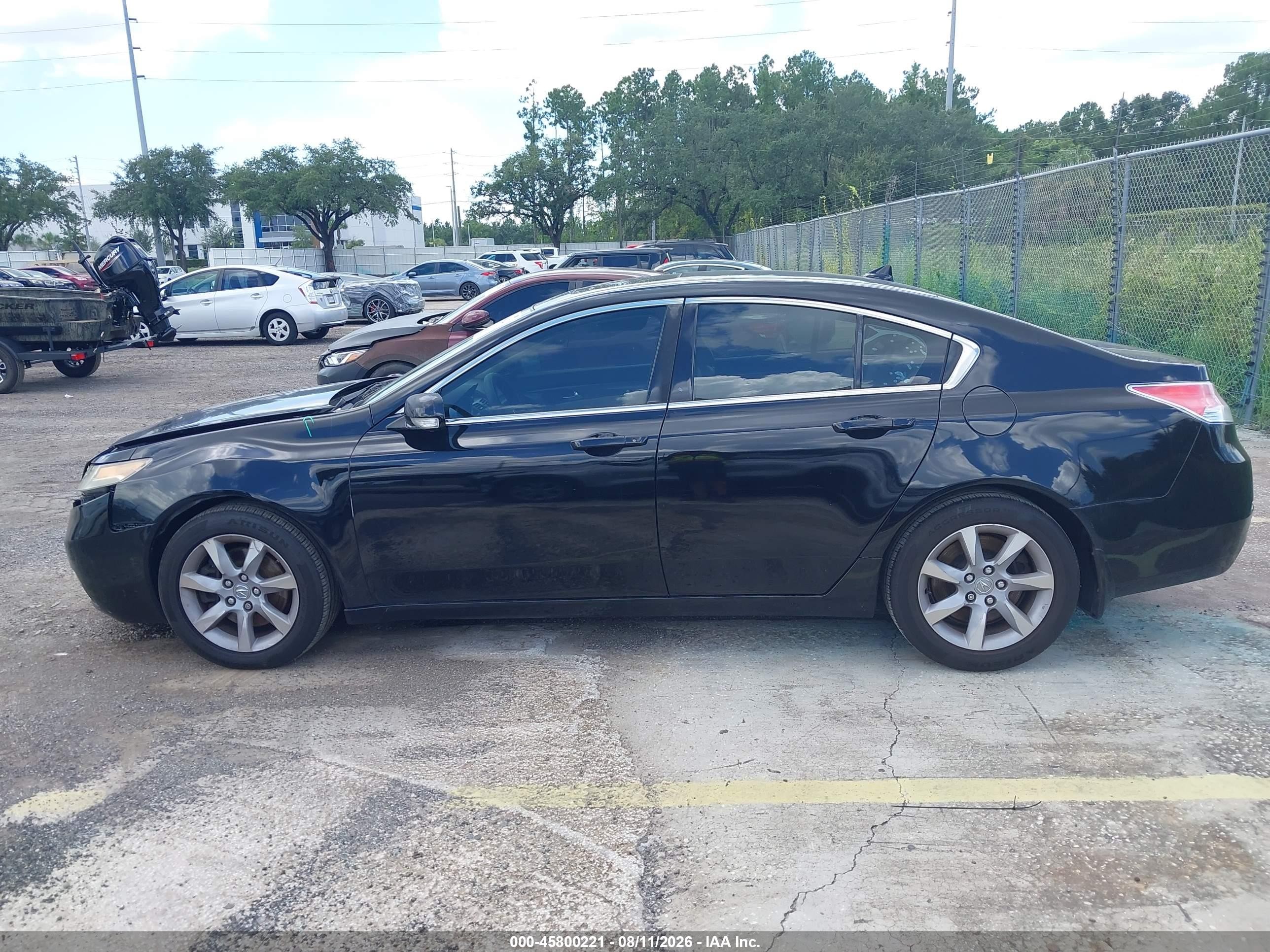 2012 Acura Tl 3.5 Черный vin: 19UUA8F25CA006463