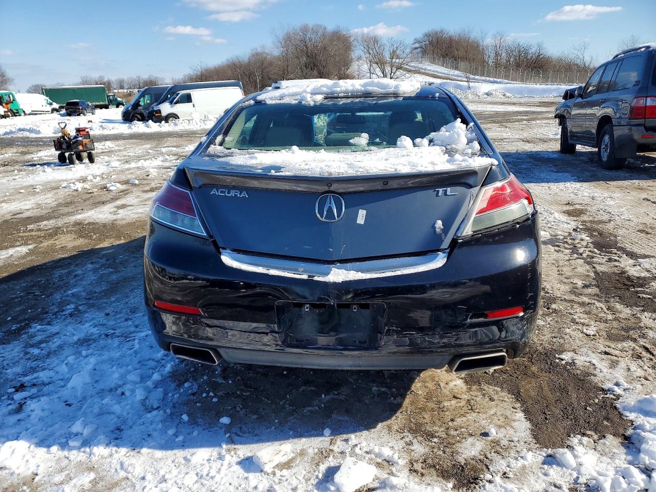 2012 Acura Tl Black vin: 19UUA8F25CA033033