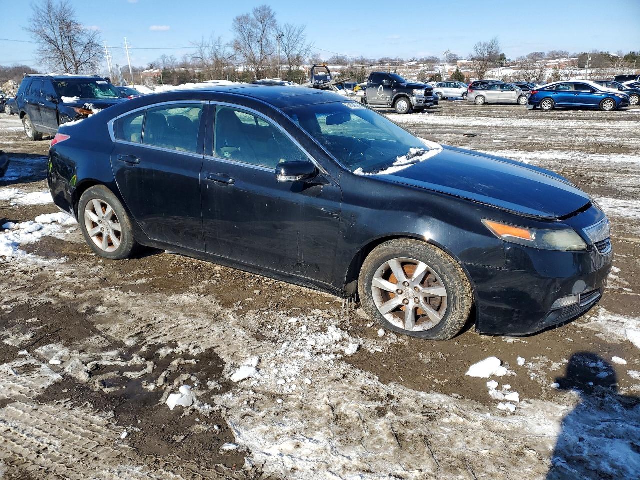2012 Acura Tl Black vin: 19UUA8F25CA033033