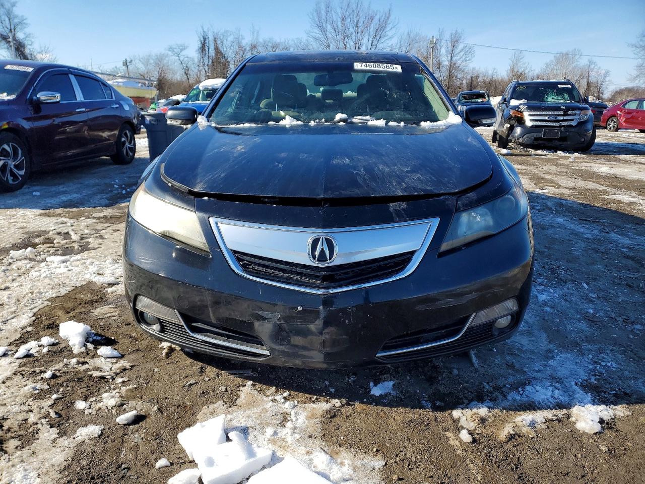 2012 Acura Tl Black vin: 19UUA8F25CA033033