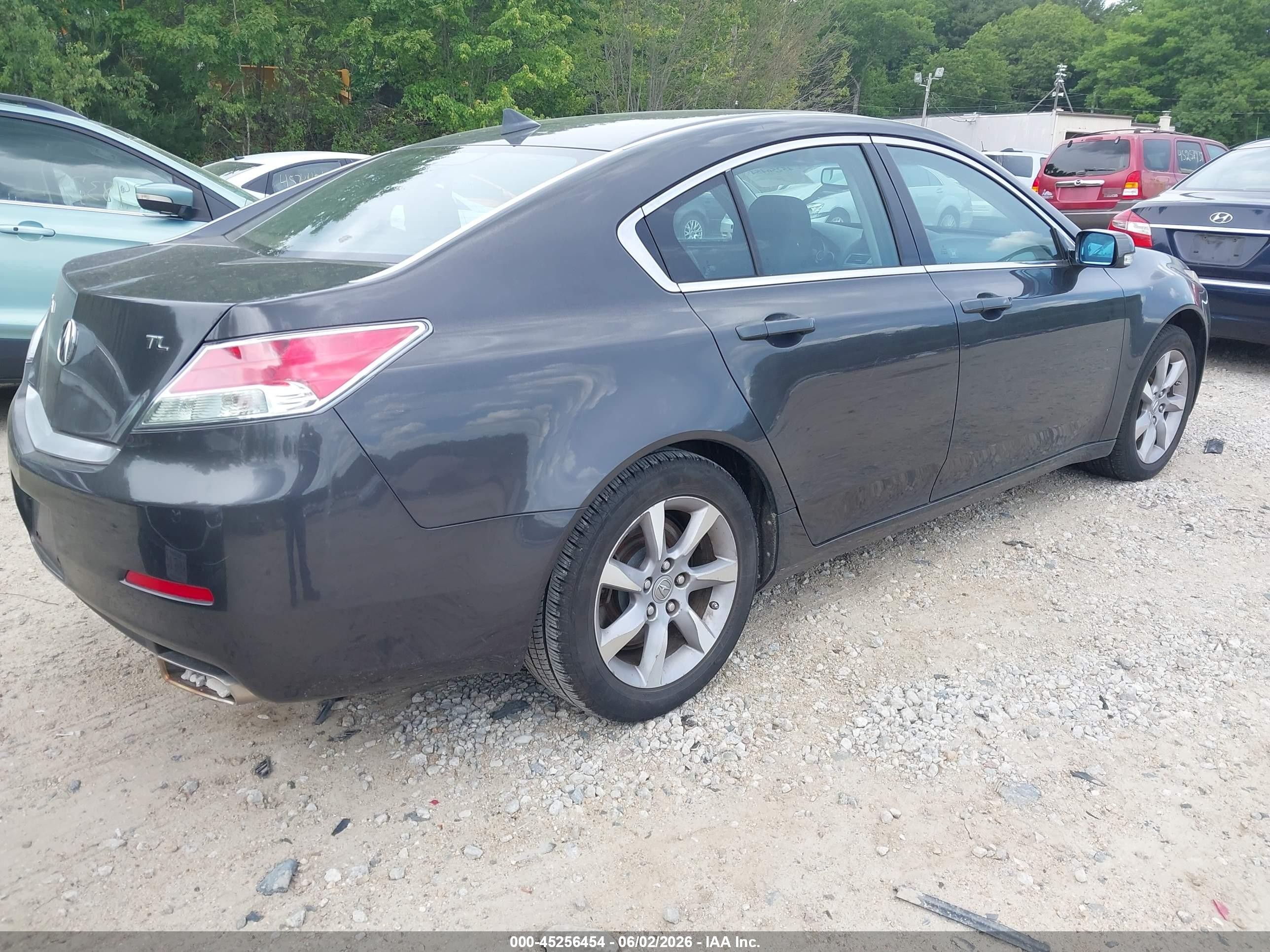 2012 Acura Tl 3.5 Gray vin: 19UUA8F25CA036286