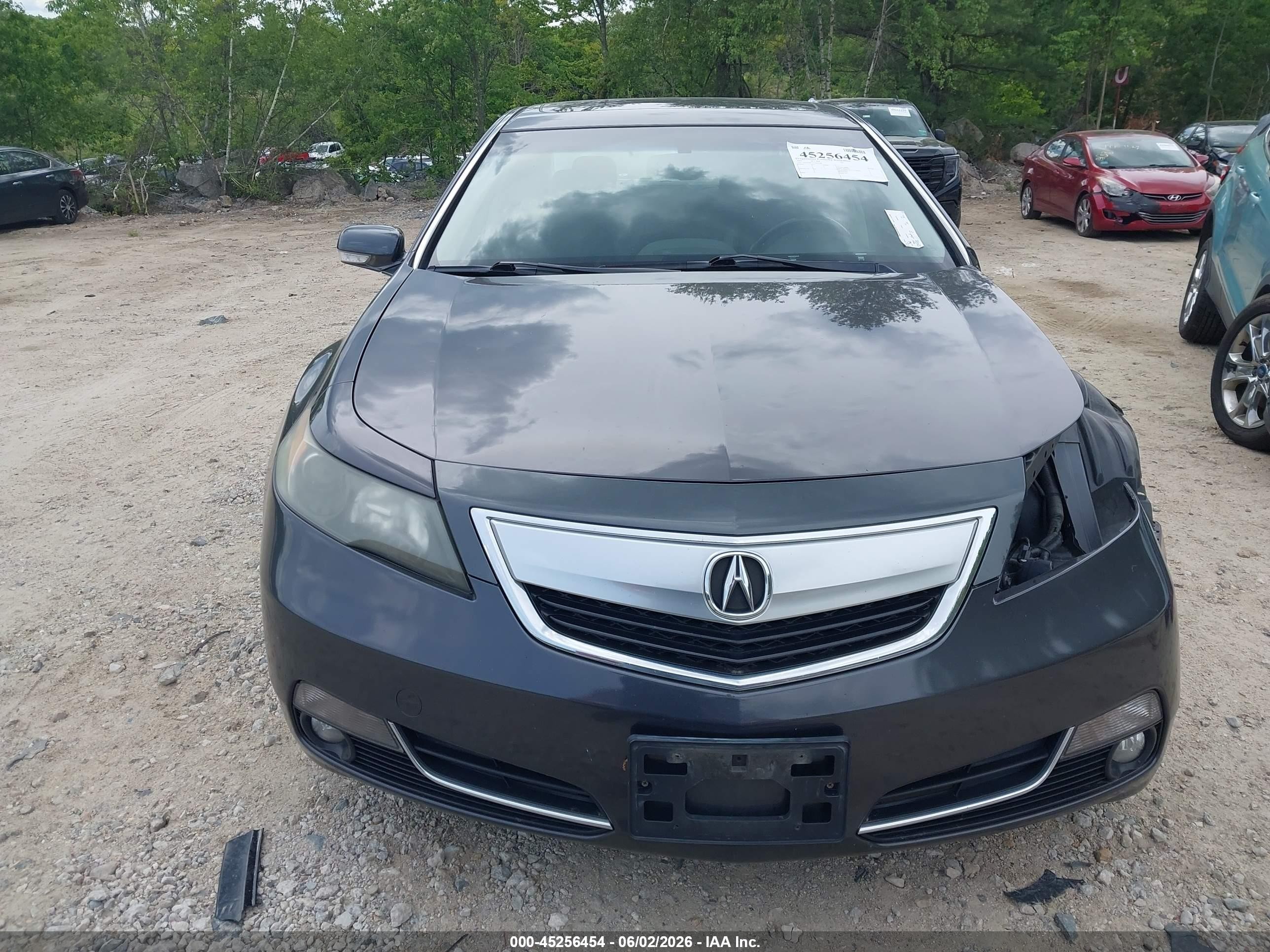 2012 Acura Tl 3.5 Gray vin: 19UUA8F25CA036286