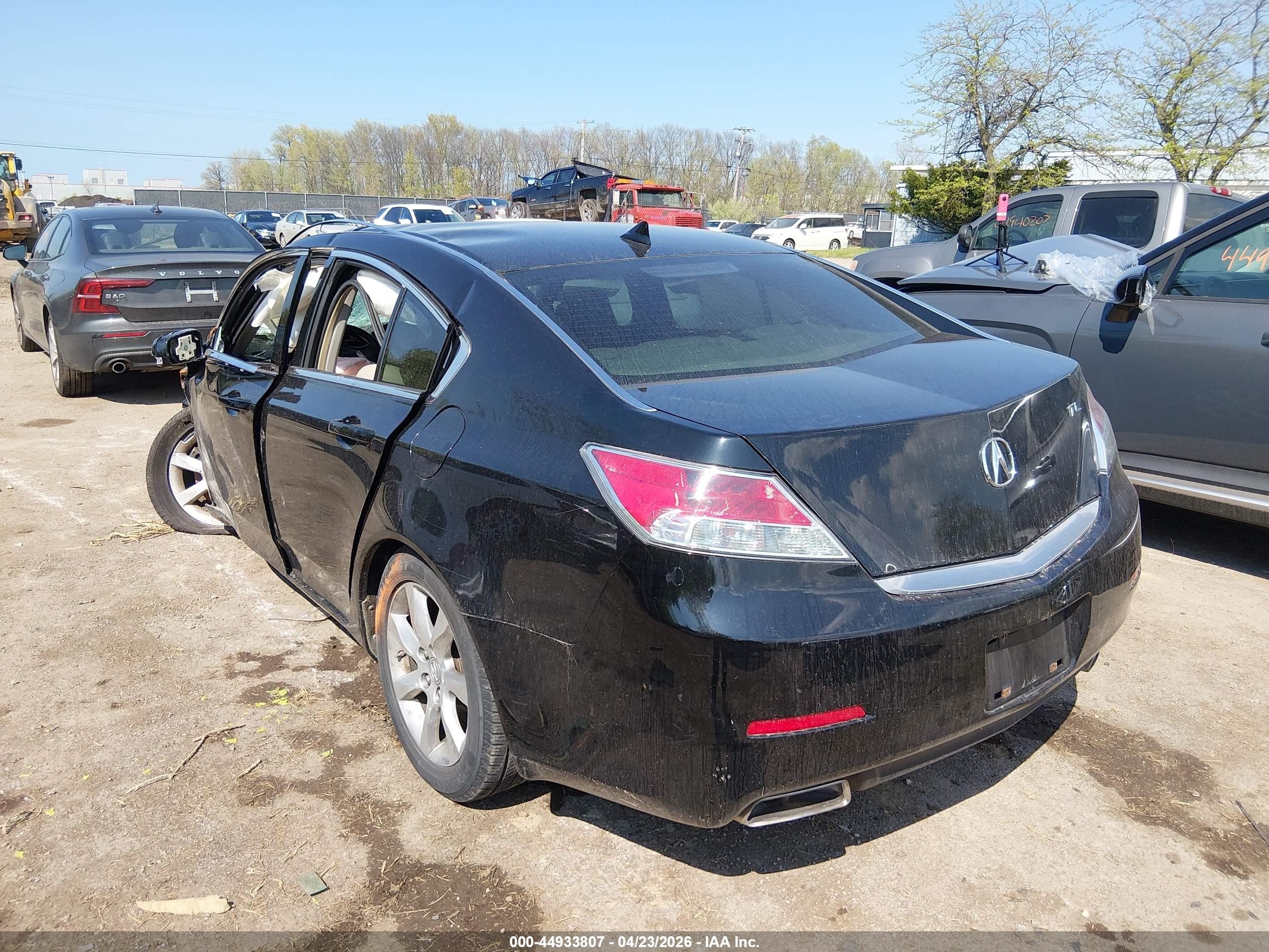 2013 Acura Tl 3.5 Black vin: 19UUA8F25DA008859