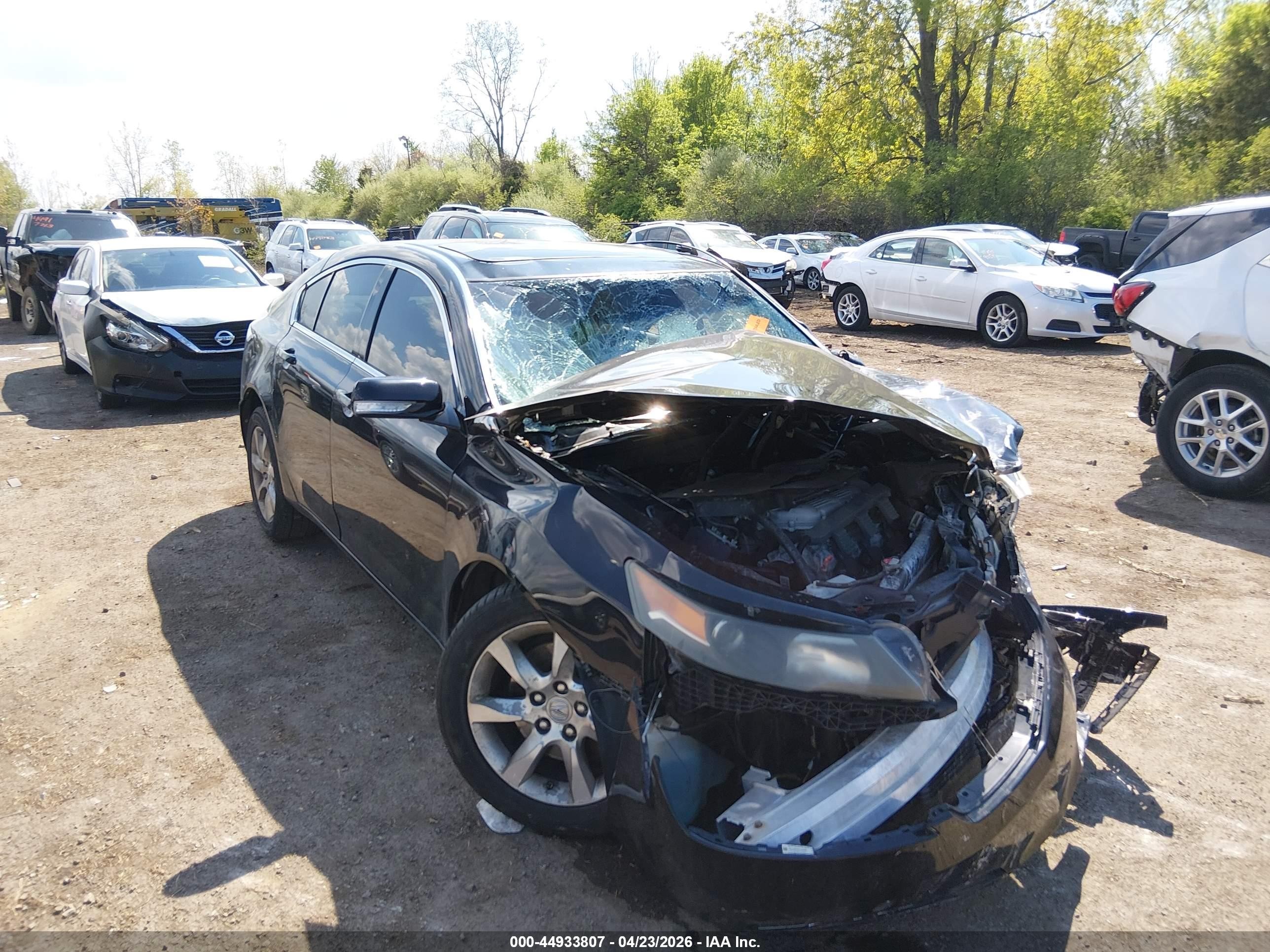 2013 Acura Tl 3.5 Black vin: 19UUA8F25DA008859