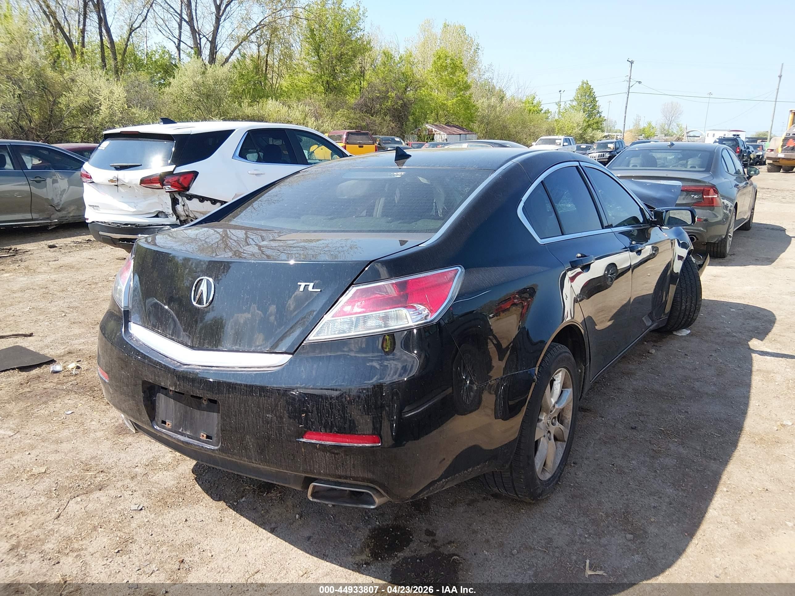 2013 Acura Tl 3.5 Black vin: 19UUA8F25DA008859