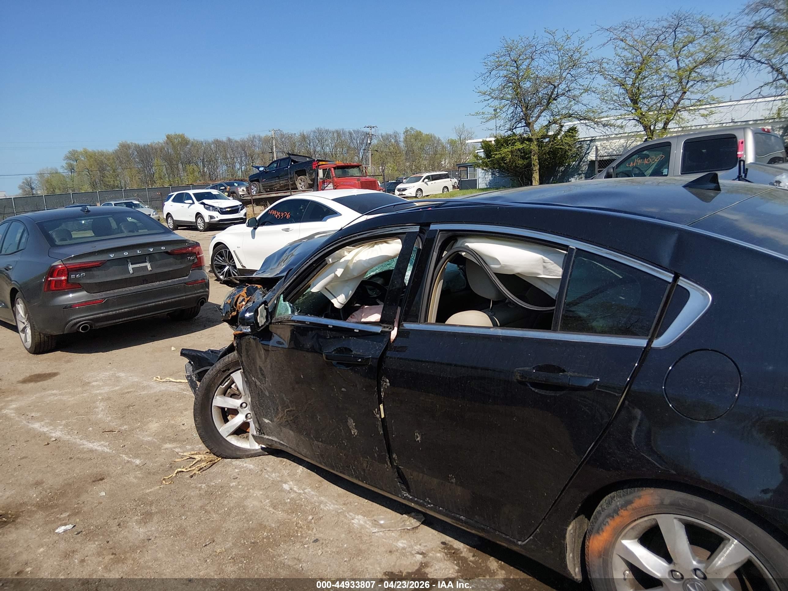 2013 Acura Tl 3.5 Black vin: 19UUA8F25DA008859