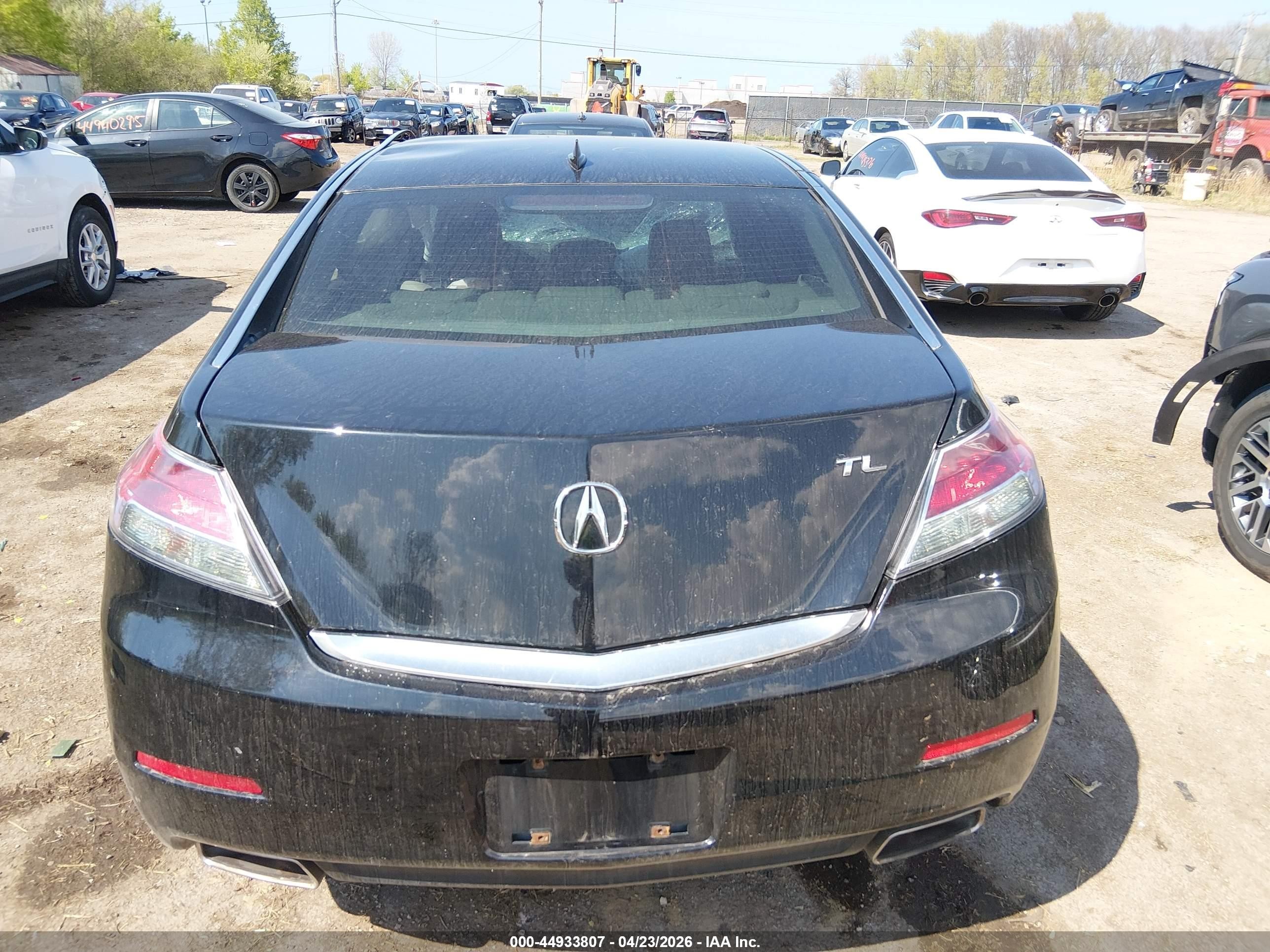 2013 Acura Tl 3.5 Black vin: 19UUA8F25DA008859