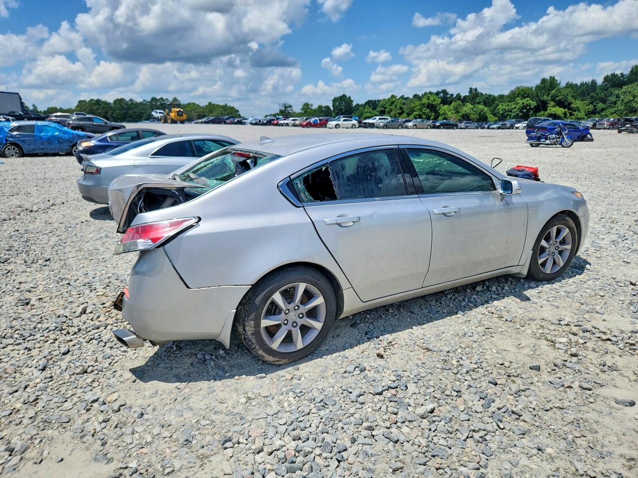 2013 Acura Tl Серебряный vin: 19UUA8F25DA011163