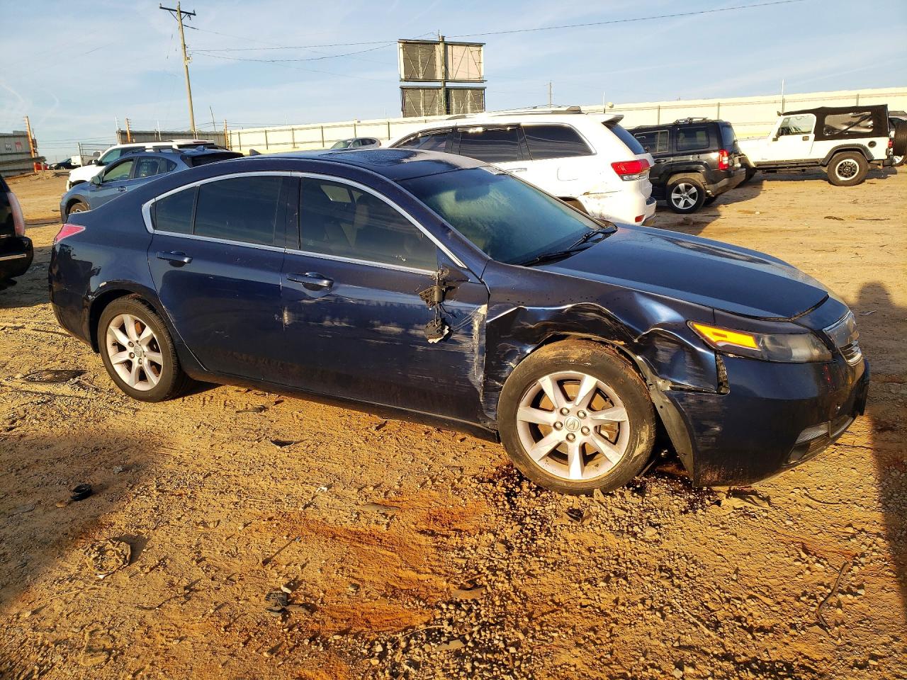 2013 Acura Tl Blue vin: 19UUA8F25DA015536