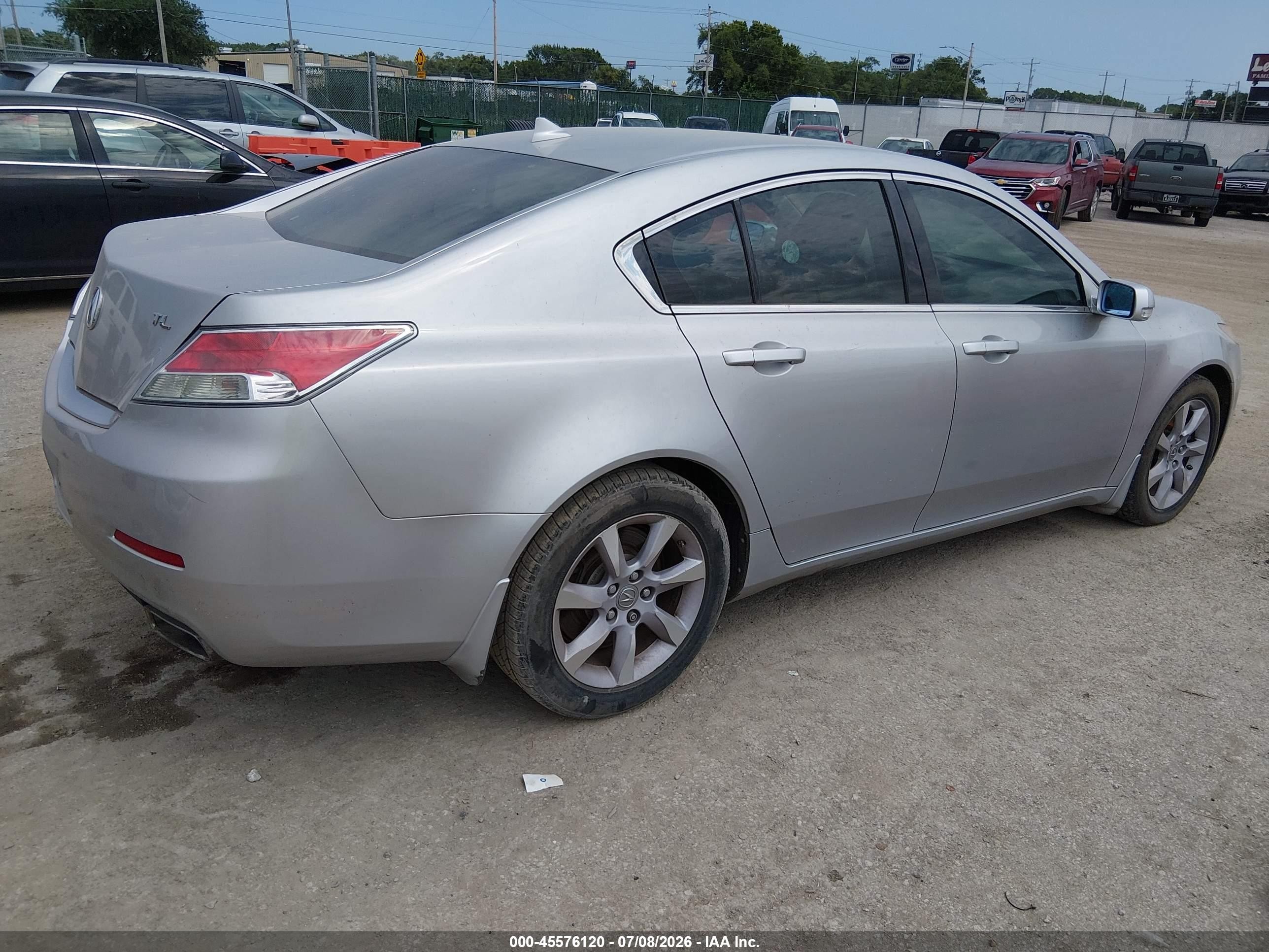 2013 Acura Tl 3.5 Silver vin: 19UUA8F25DA016766
