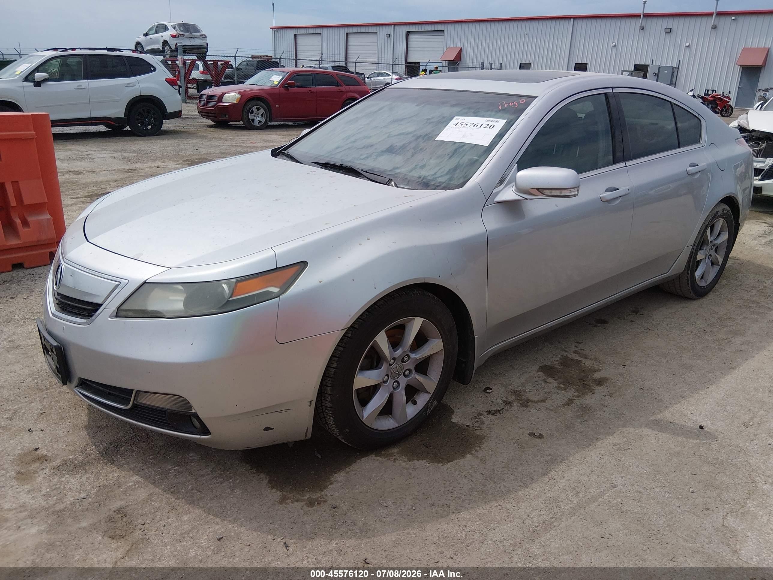 2013 Acura Tl 3.5 Silver vin: 19UUA8F25DA016766