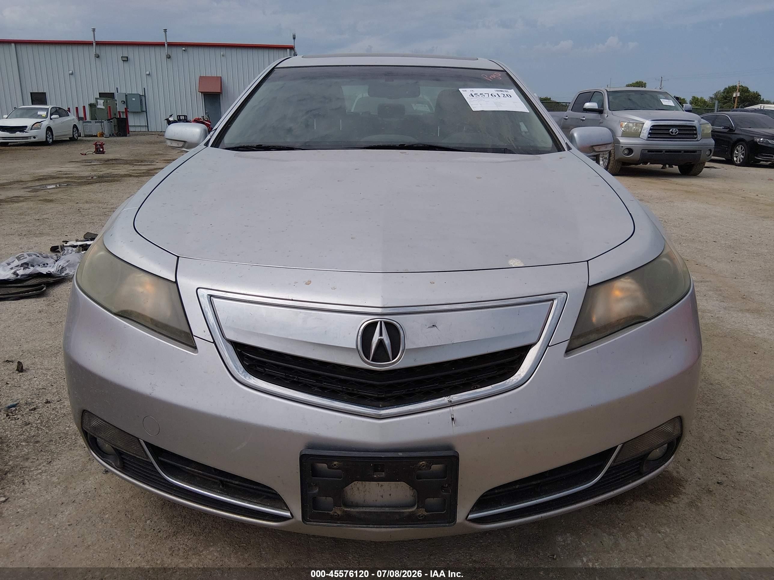 2013 Acura Tl 3.5 Silver vin: 19UUA8F25DA016766