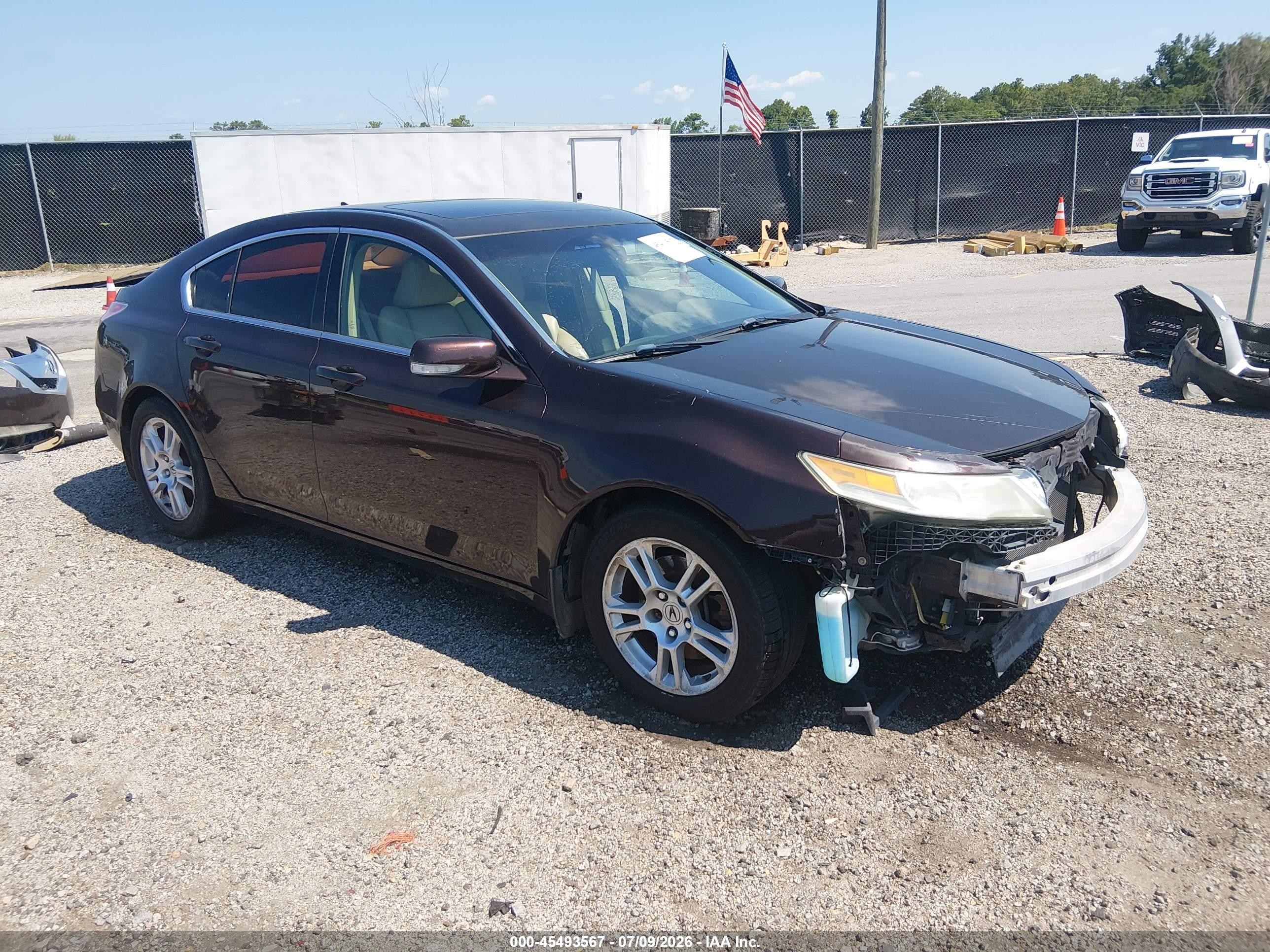 2010 Acura Tl 3.5 Burgundy vin: 19UUA8F26AA004606