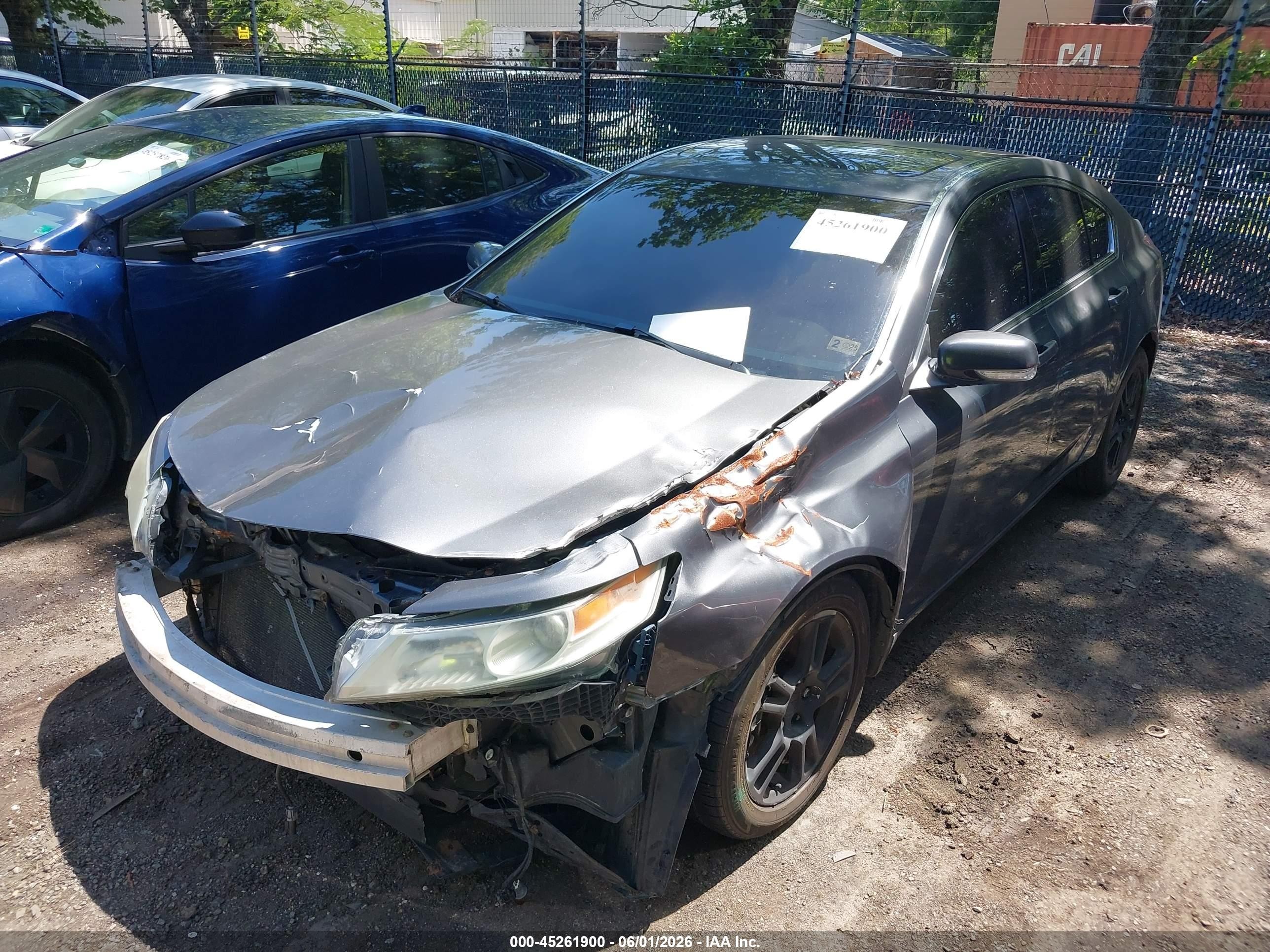 2010 Acura Tl 3.5 Gray vin: 19UUA8F26AA010082