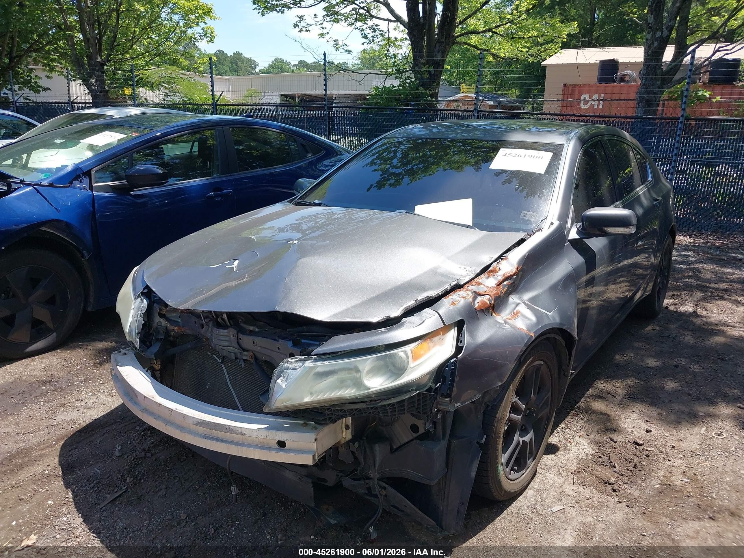 2010 Acura Tl 3.5 Gray vin: 19UUA8F26AA010082
