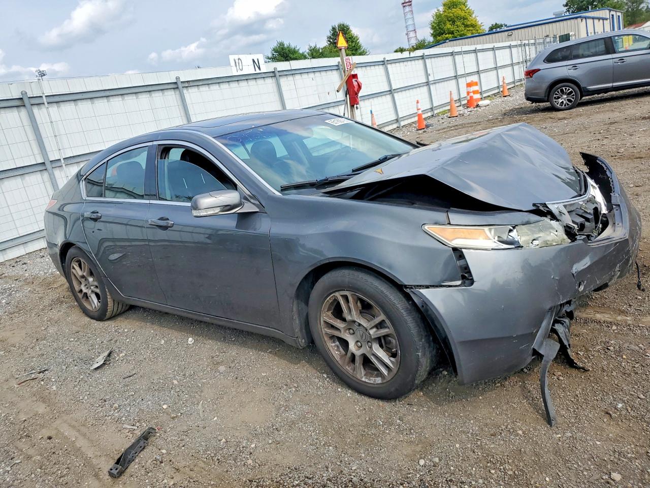 2011 Acura Tl Gray vin: 19UUA8F26BA000928