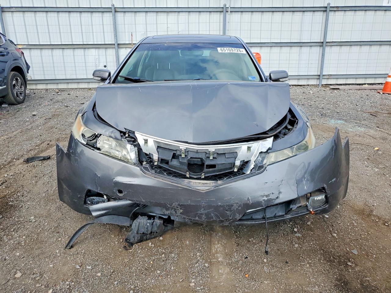 2011 Acura Tl Gray vin: 19UUA8F26BA000928