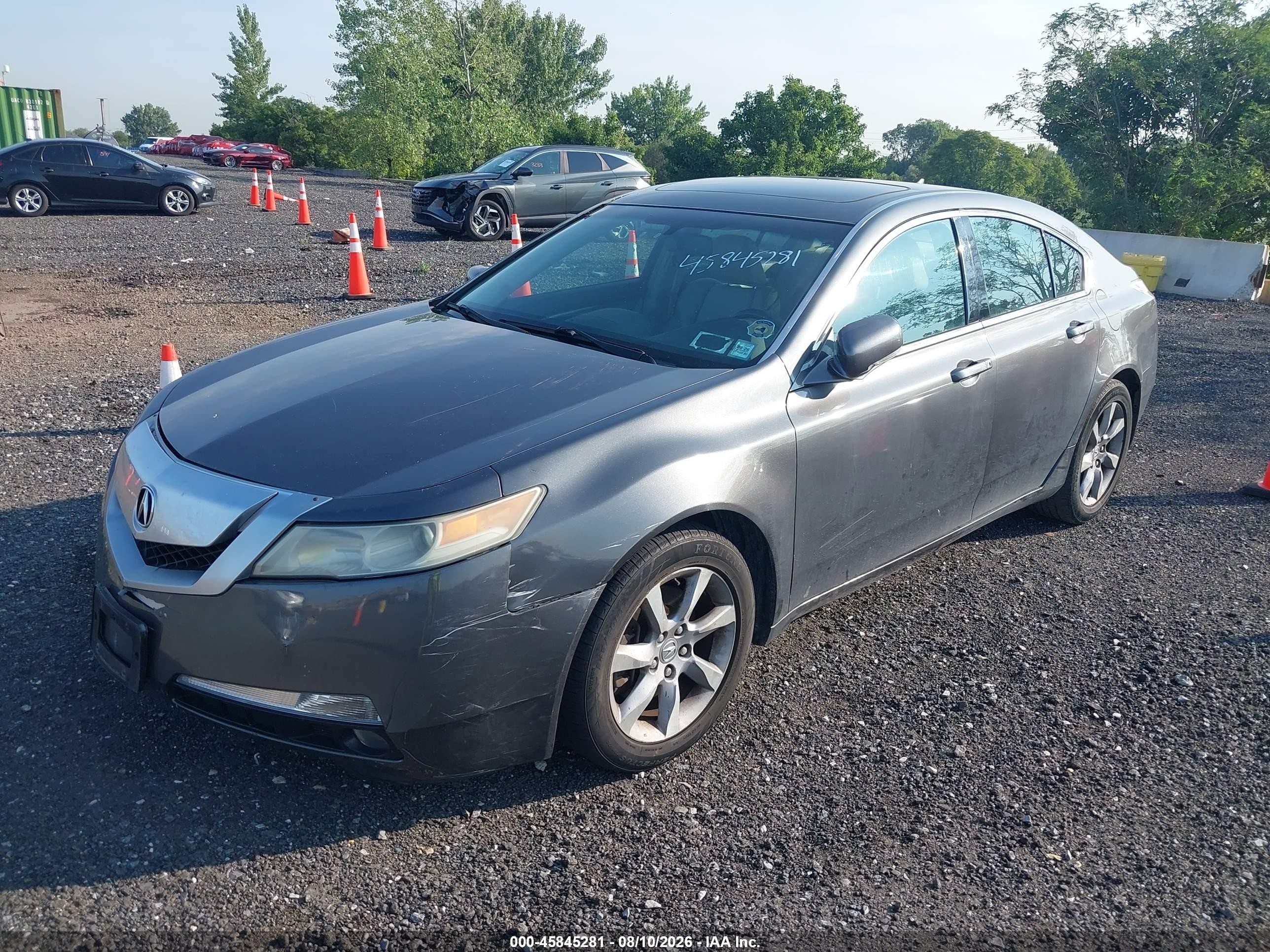 2011 Acura Tl 3.5 Gray vin: 19UUA8F26BA001741