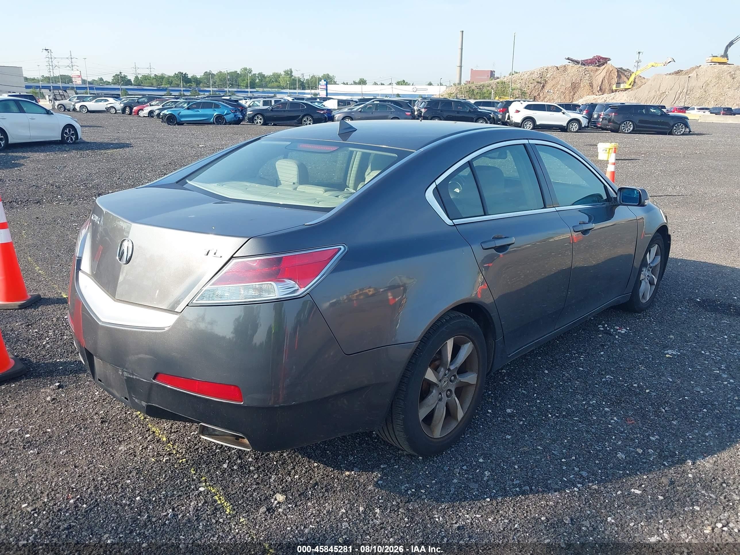 2011 Acura Tl 3.5 Gray vin: 19UUA8F26BA001741