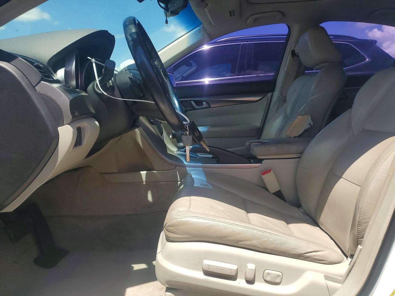 2011 Acura Tl White vin: 19UUA8F26BA003232