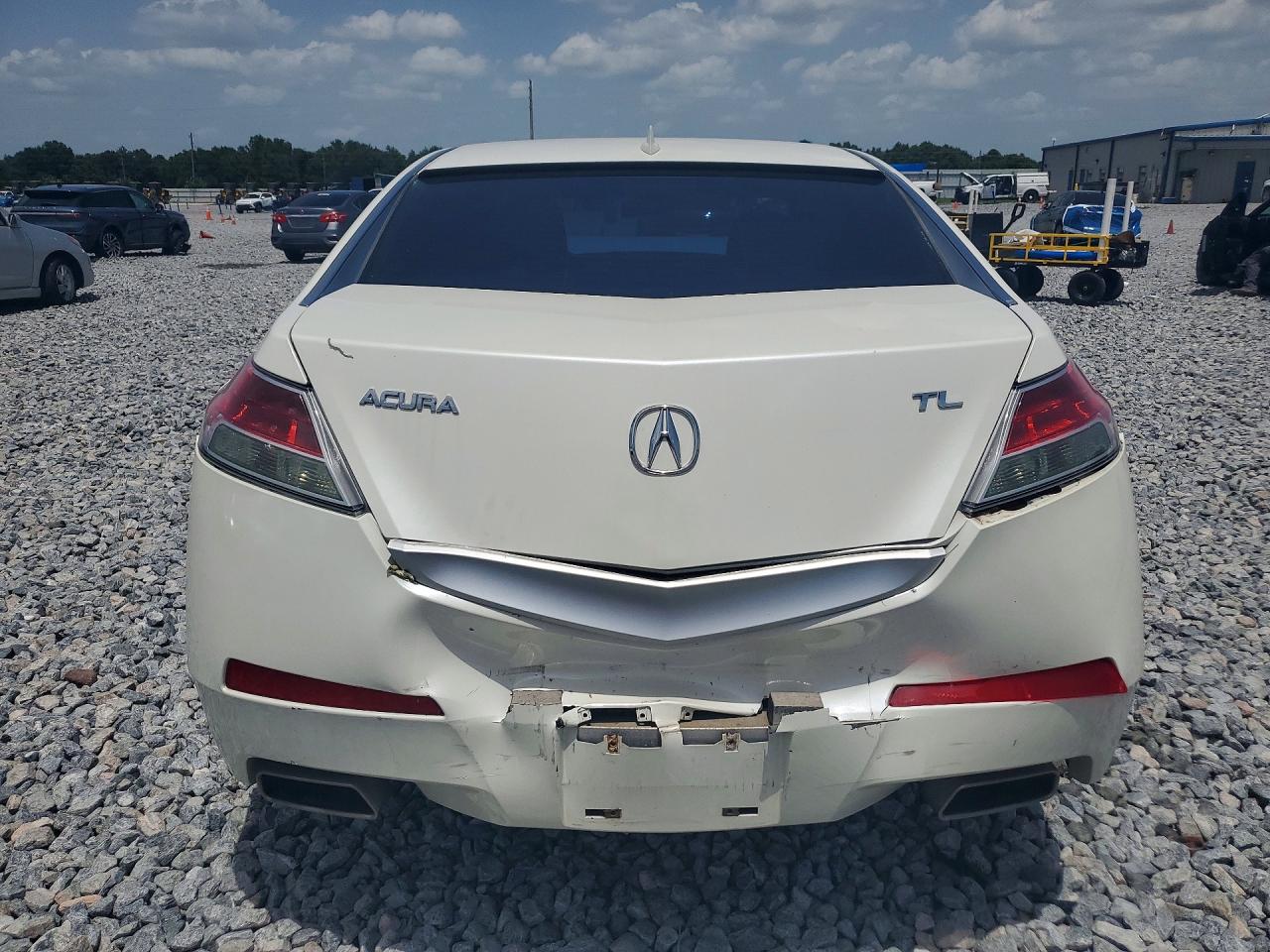 2011 Acura Tl White vin: 19UUA8F26BA003232