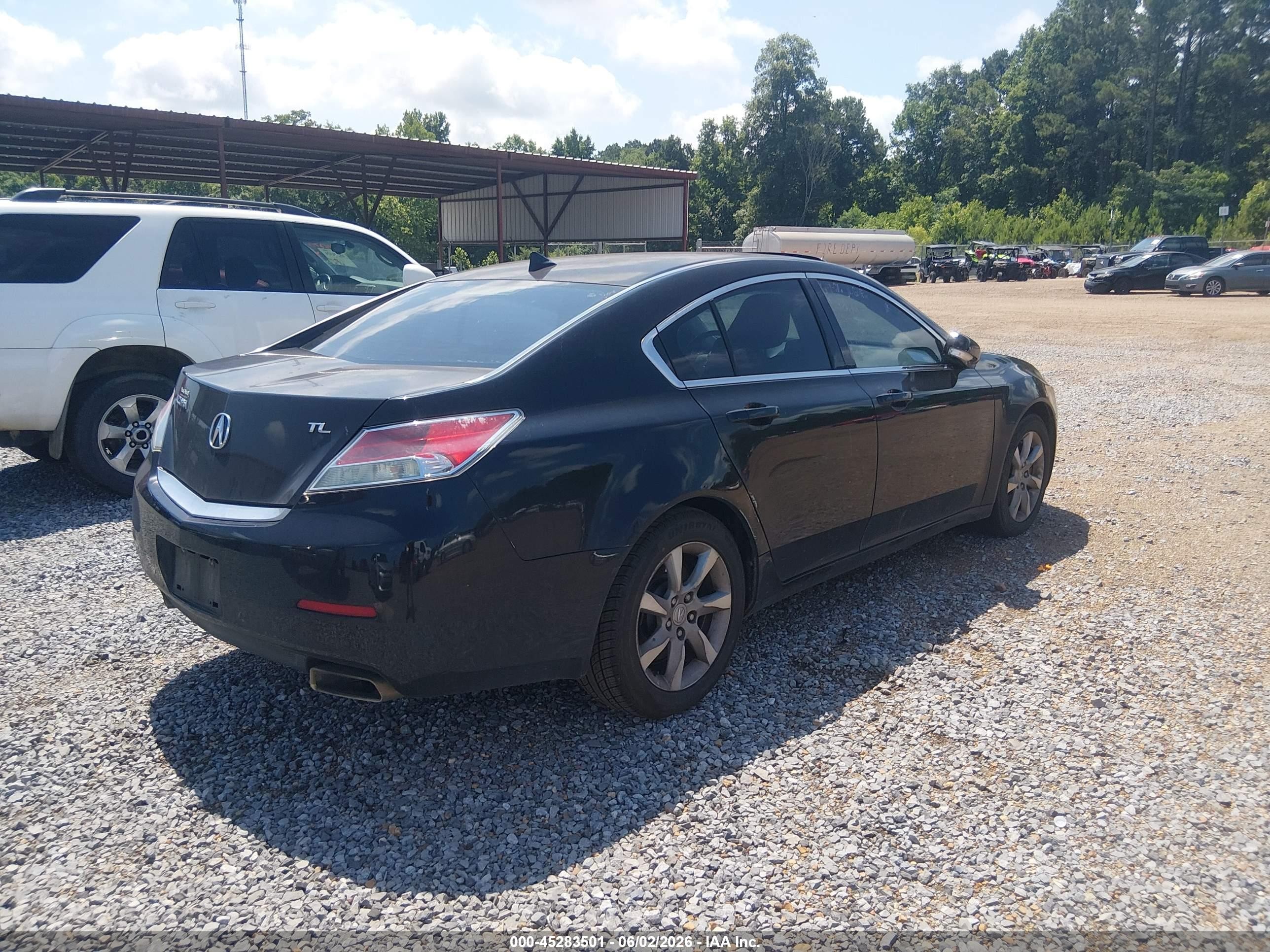 2012 Acura Tl 3.5 Black vin: 19UUA8F26CA009792