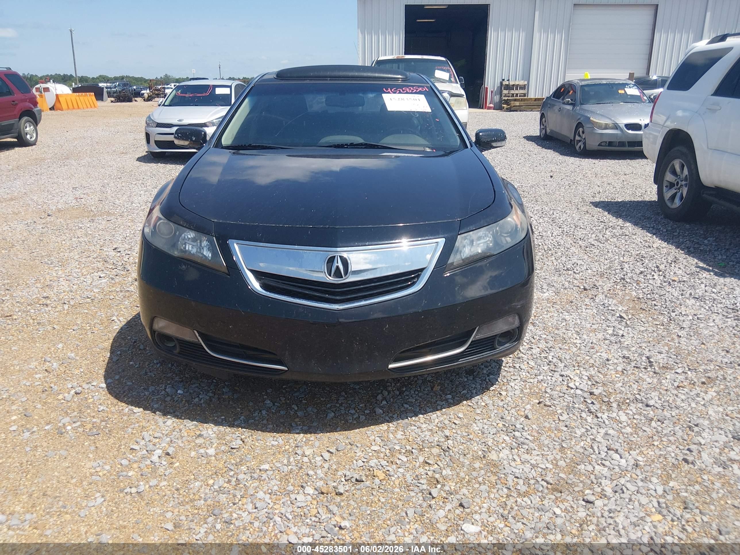 2012 Acura Tl 3.5 Black vin: 19UUA8F26CA009792