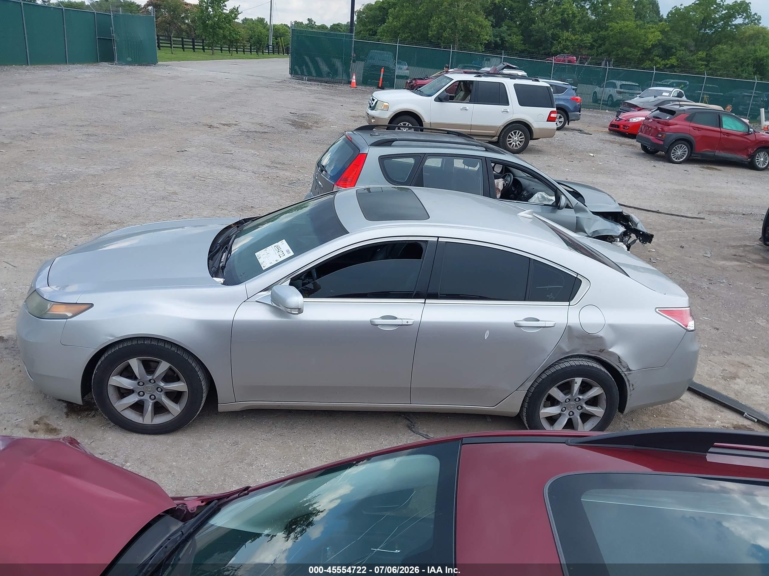 2012 Acura Tl 3.5 Silver vin: 19UUA8F26CA016922