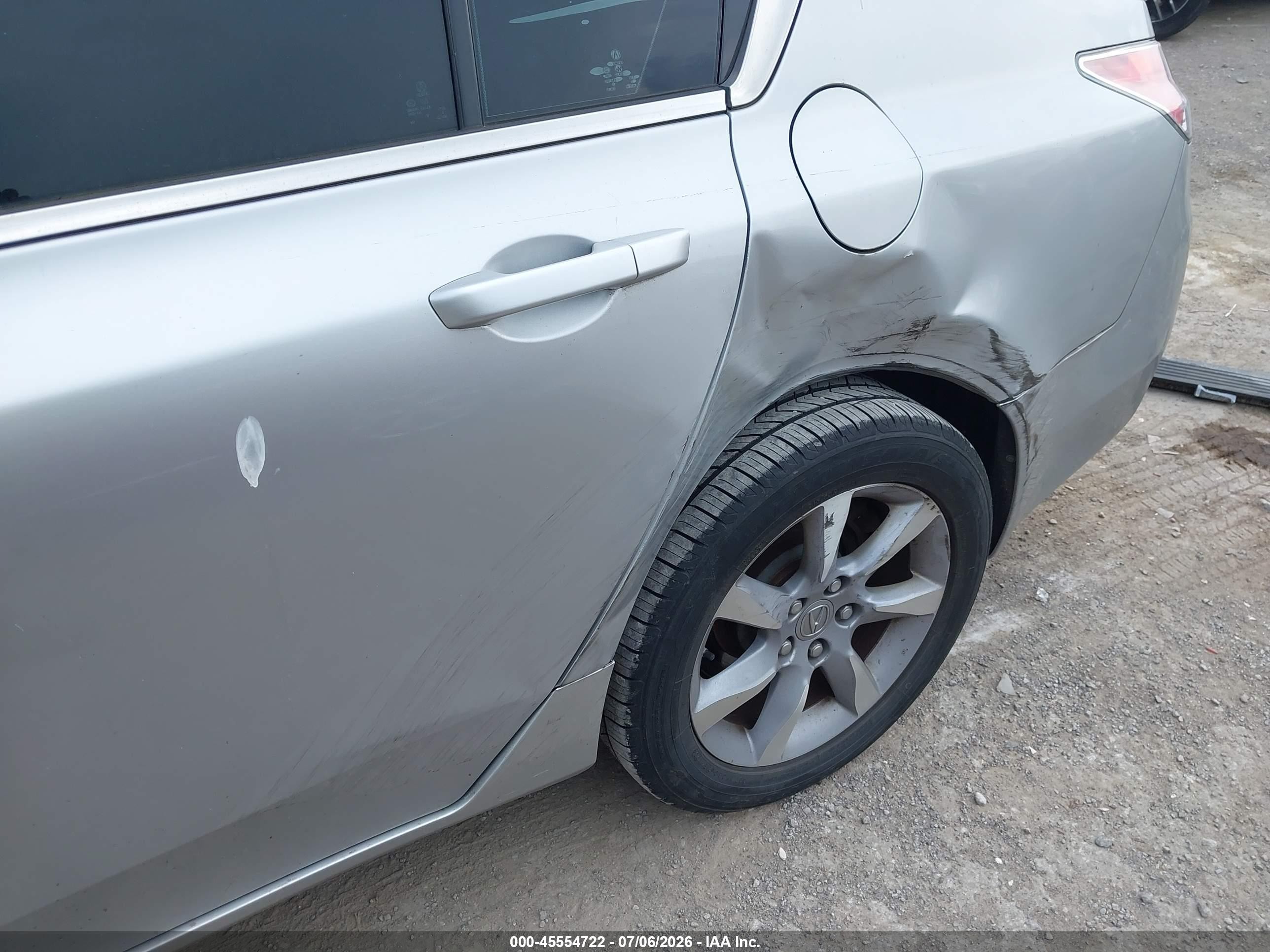2012 Acura Tl 3.5 Silver vin: 19UUA8F26CA016922