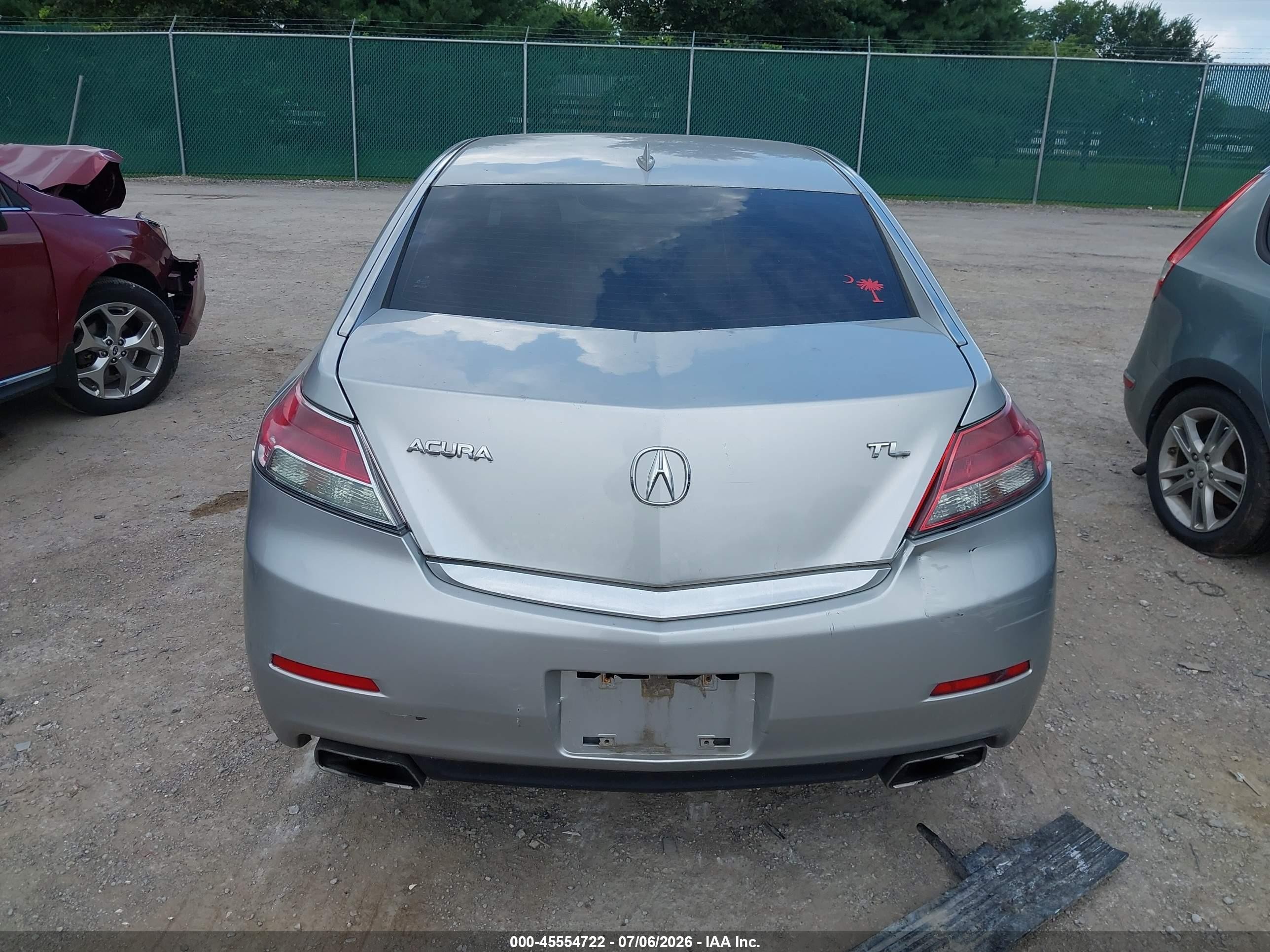 2012 Acura Tl 3.5 Silver vin: 19UUA8F26CA016922