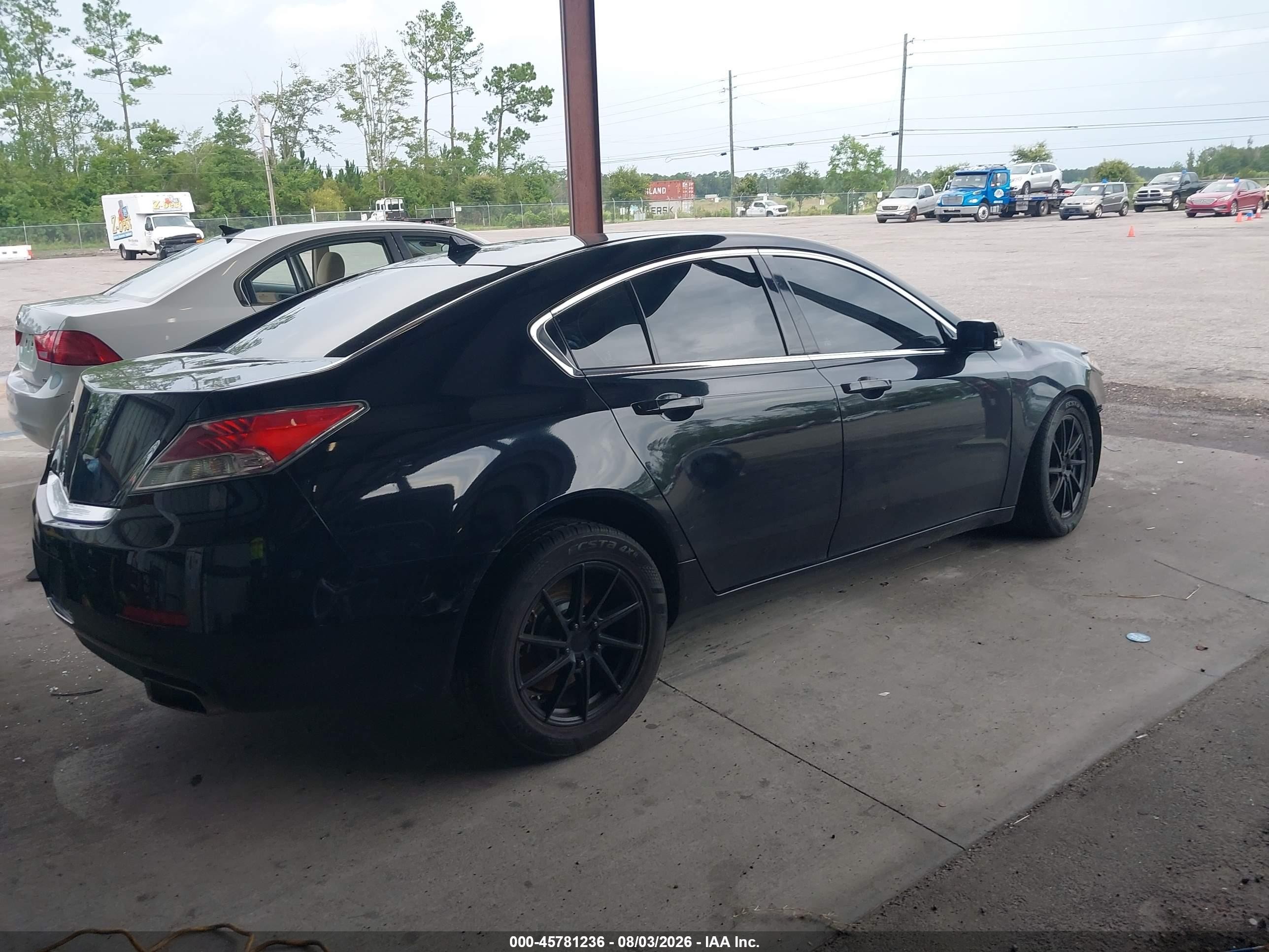 2012 Acura Tl 3.5 Black vin: 19UUA8F26CA034370