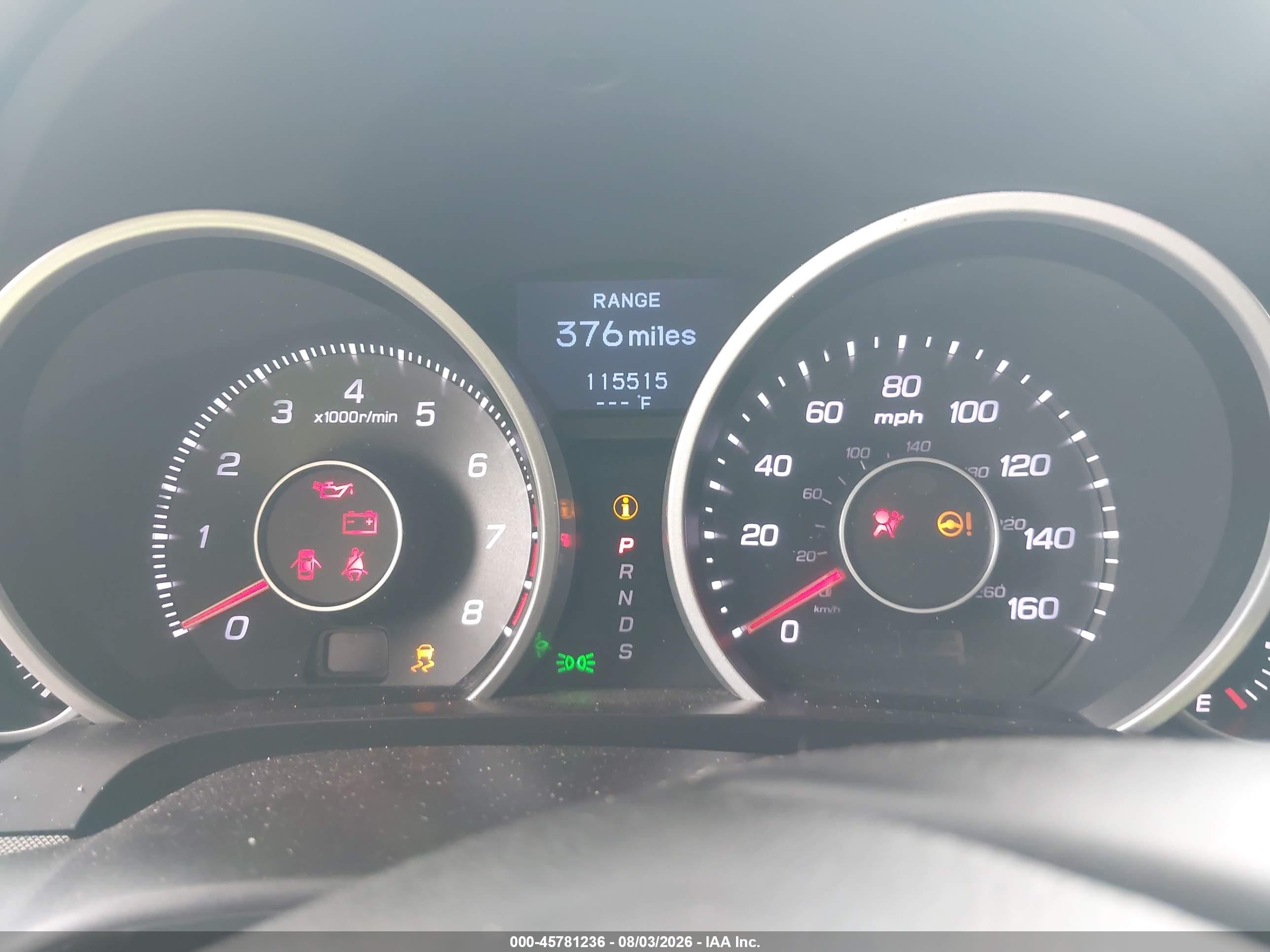 2012 Acura Tl 3.5 Black vin: 19UUA8F26CA034370
