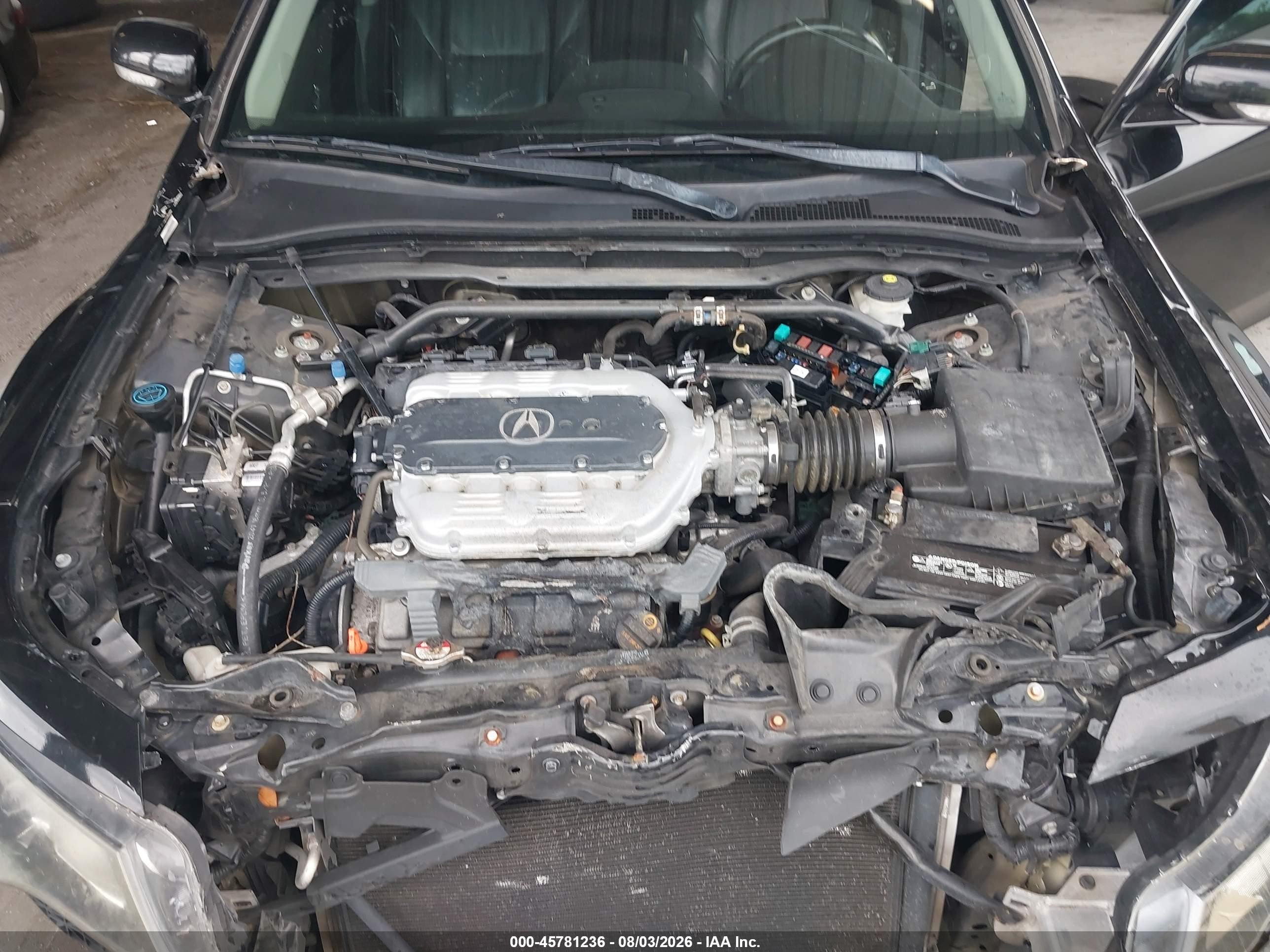 2012 Acura Tl 3.5 Black vin: 19UUA8F26CA034370