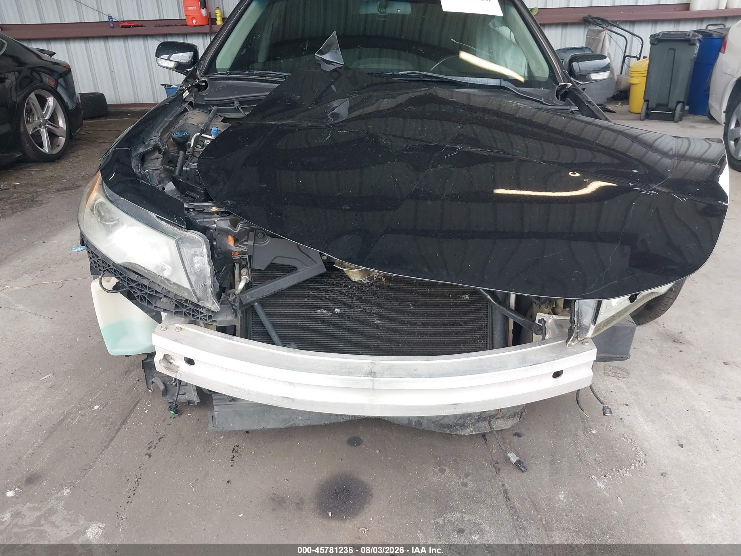 2012 Acura Tl 3.5 Black vin: 19UUA8F26CA034370
